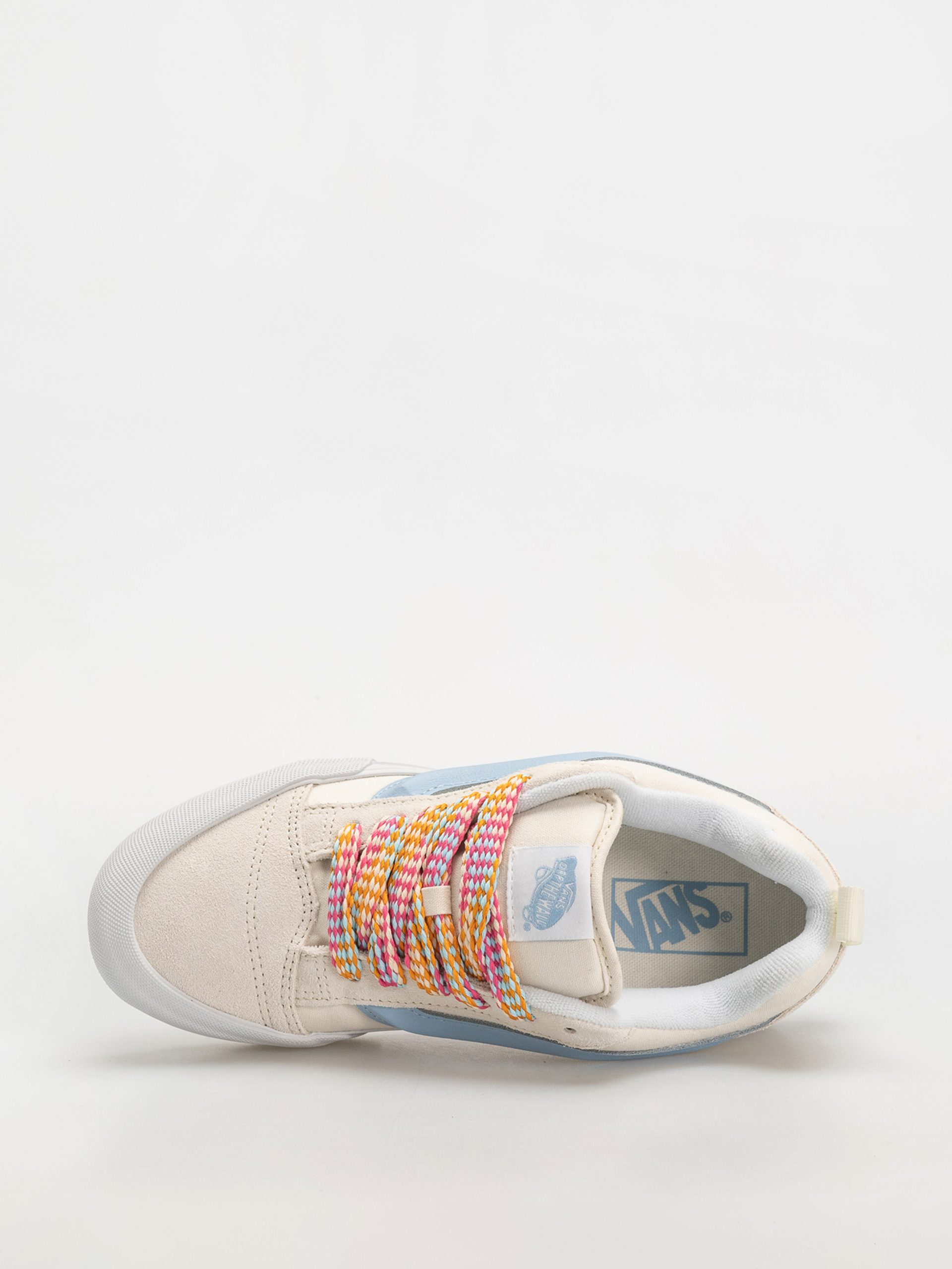 Vans Knu Skool Schuhe (oversized lace white/blue)
