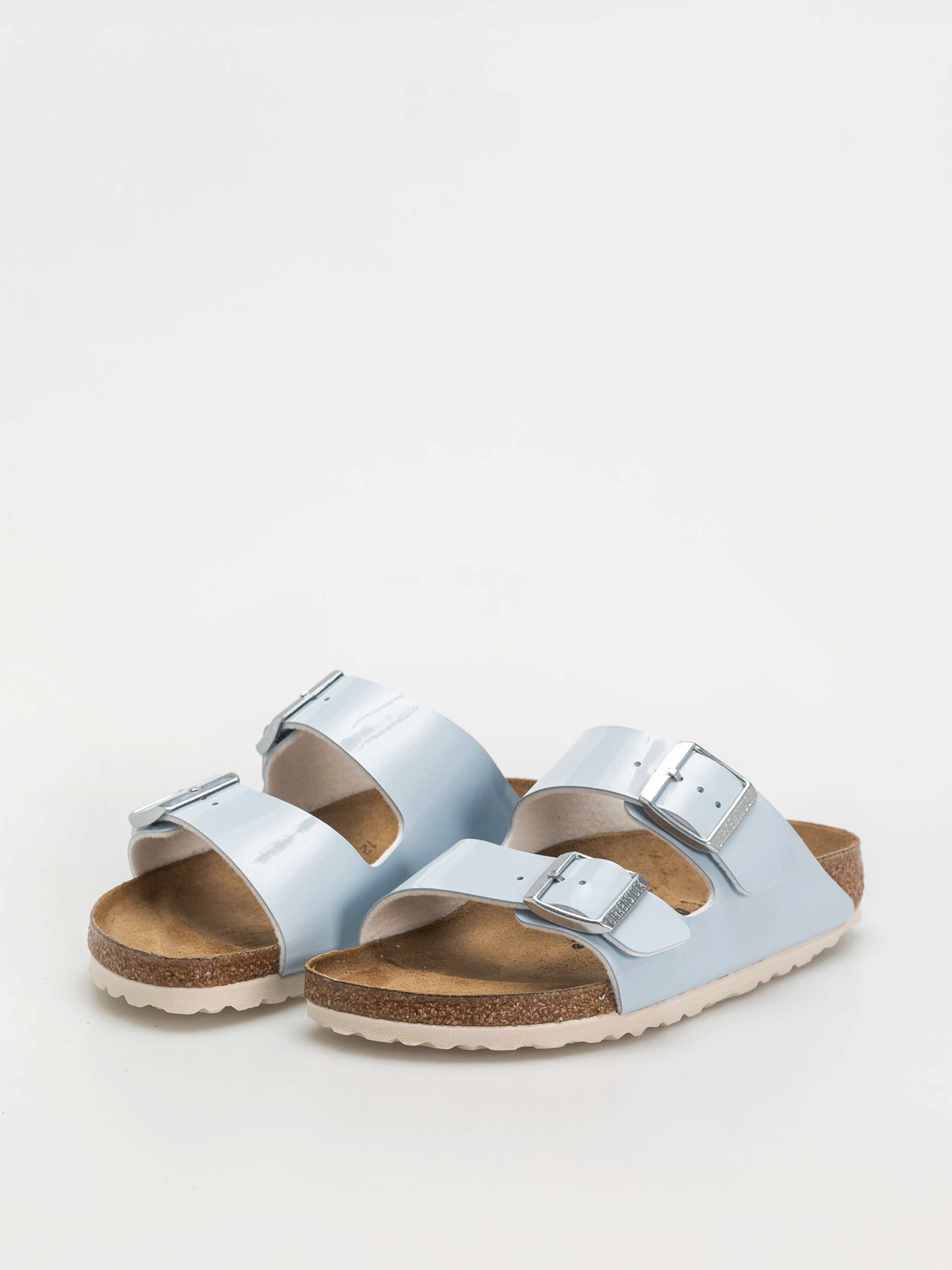 Birkenstock Arizona Briko Flor Narrow Wmn Flip-flops (patent baby blue)