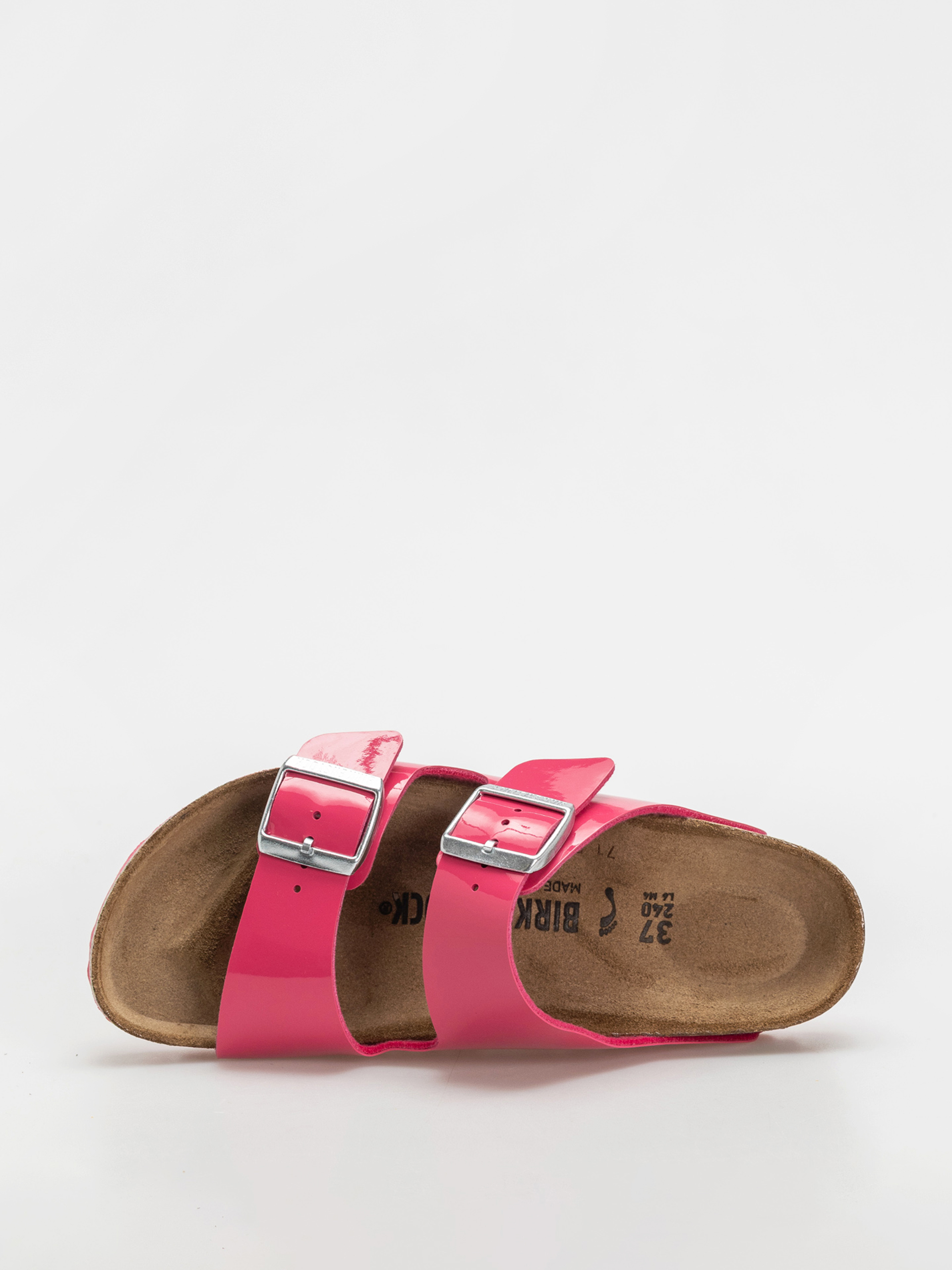 Birkenstock Arizona Briko Flor Narrow Wmn Flip Flops (patent fuchsia tulip)