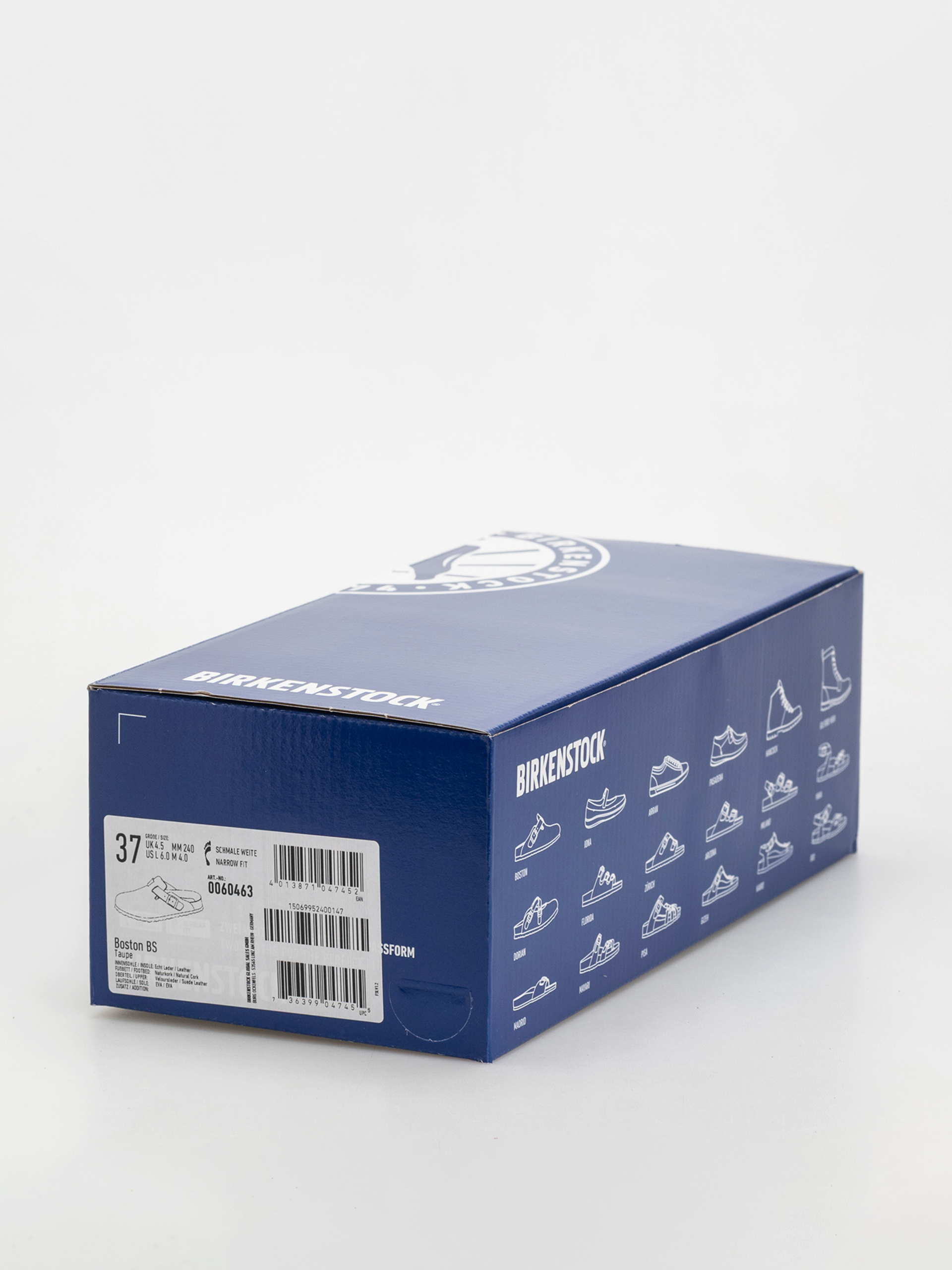 Birkenstock Boston Suede Leather Narrow Wmn Flip-flops (taupe)