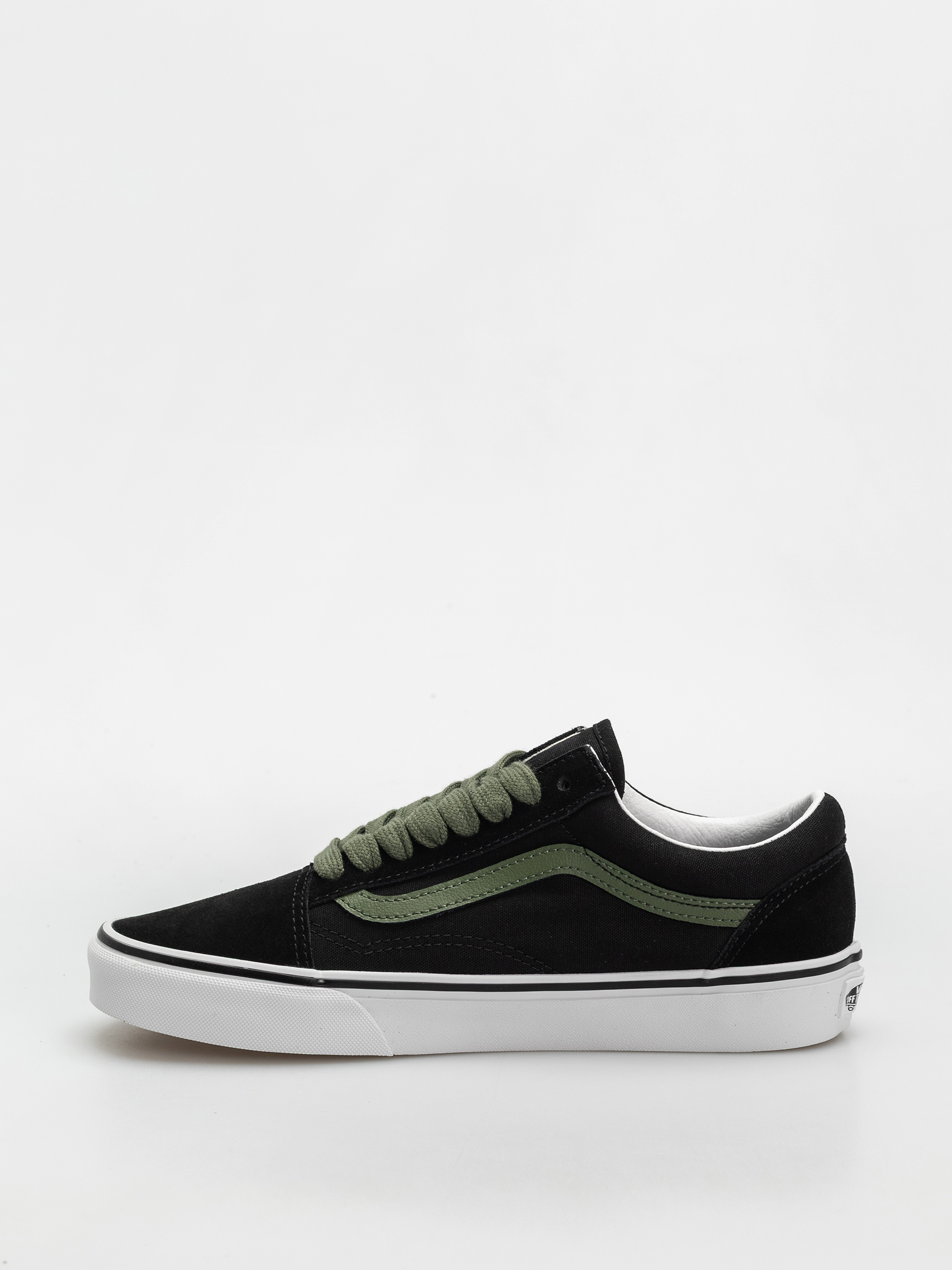 Vans Old Skool Shoes (pop black/green)