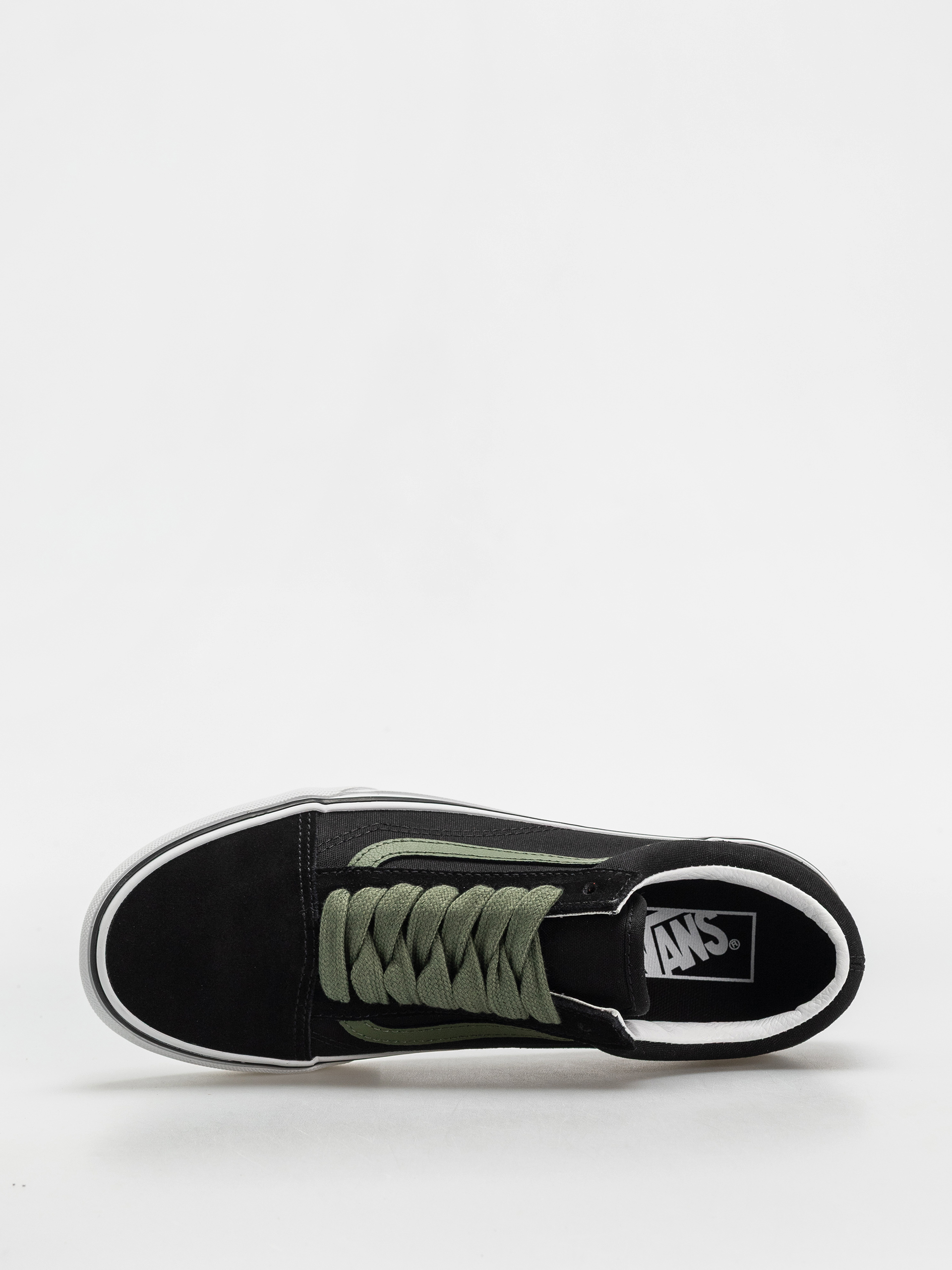 Vans Old Skool Shoes (pop black/green)