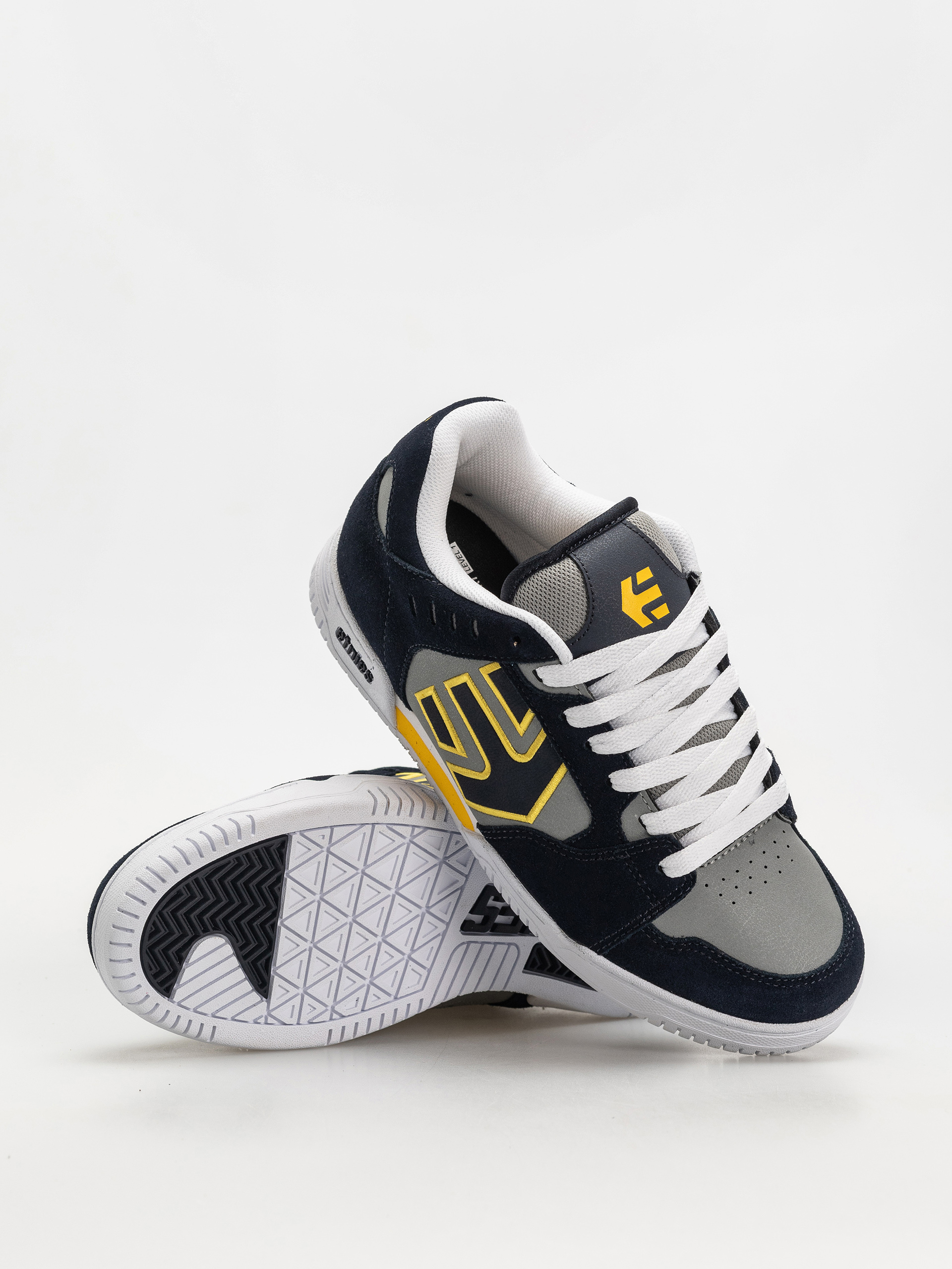 Etnies Faze Shoes (navy/grey/yellow)