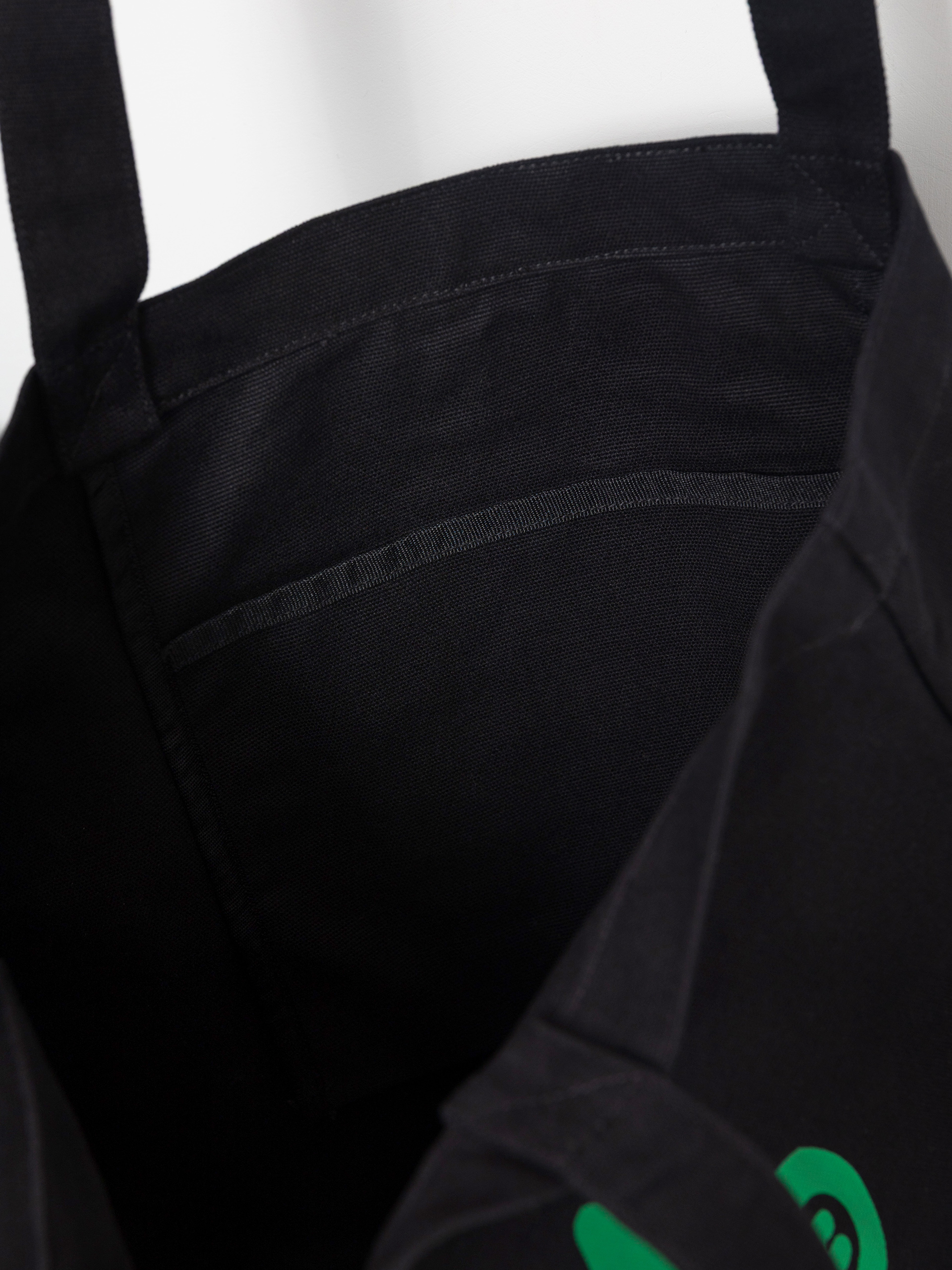 Carhartt WIP Schultertasche Canvas Graphic Tote (pronto print/black)