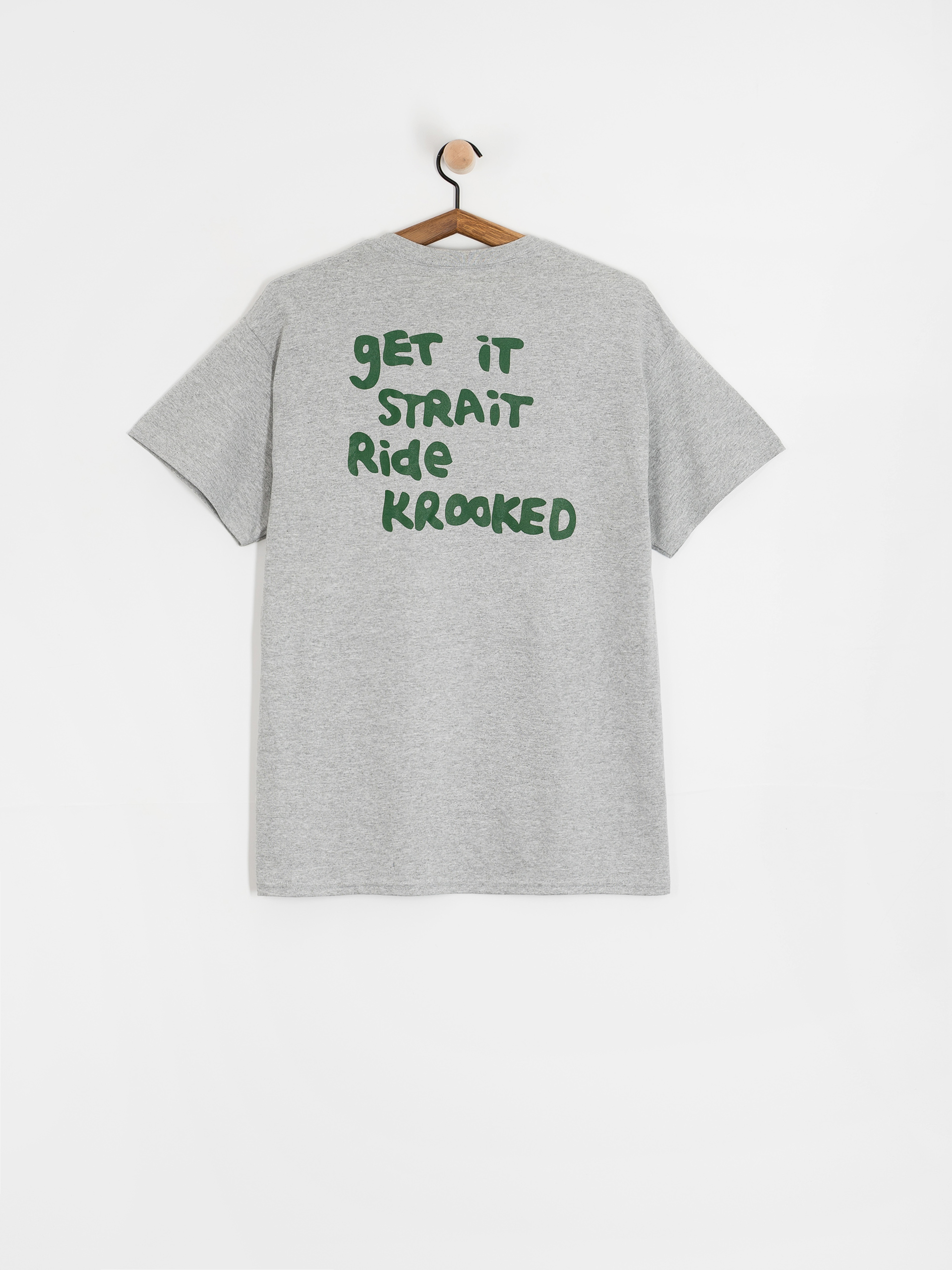KROOKED シャツ Krooked Pocket Eyes T-shirt - grey (heather grey)