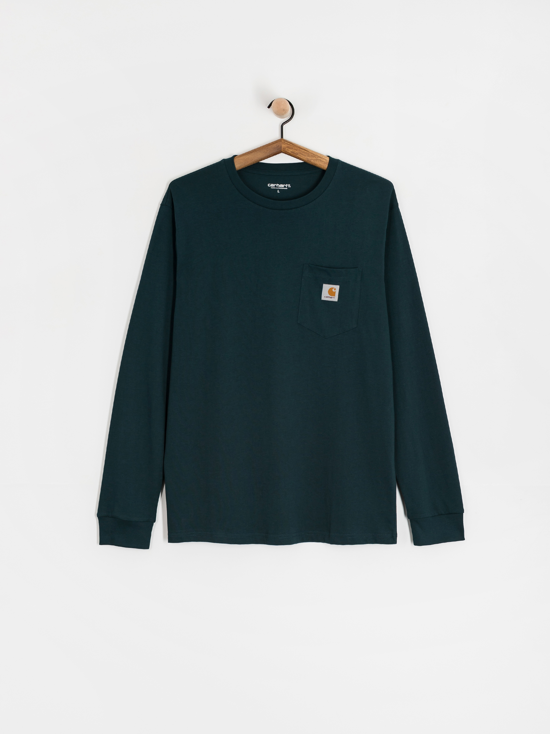 Carhartt WIP Pocket Longsleeve (deep lagoon)