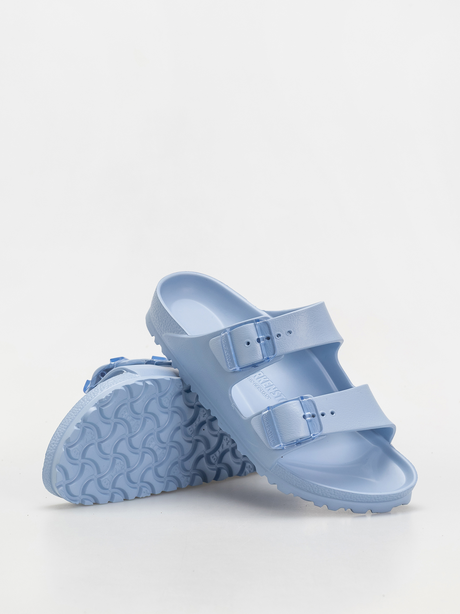 Birkenstock Arizona Stealth Buckle EVA Narrow Wmn Flip-flops (dusty blue)