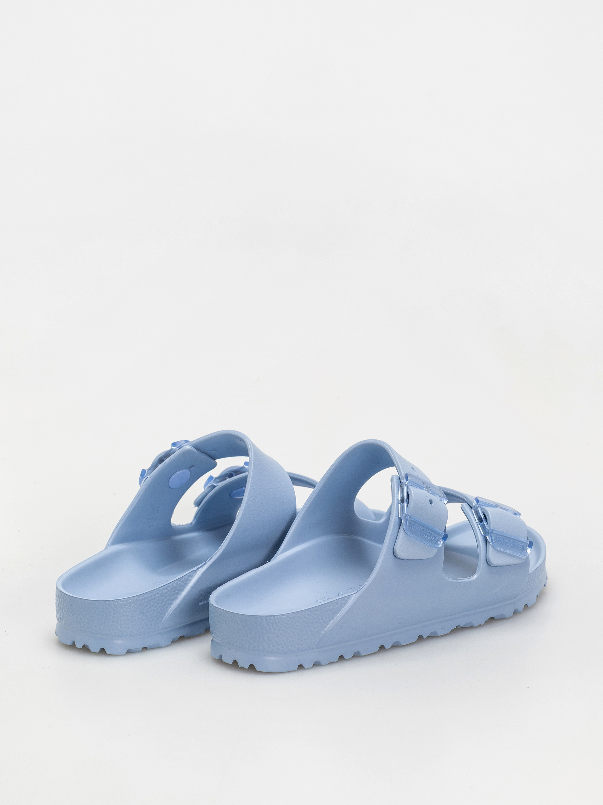 Birkenstock Arizona Stealth Buckle EVA Narrow Wmn Flip Flops (dusty blue)