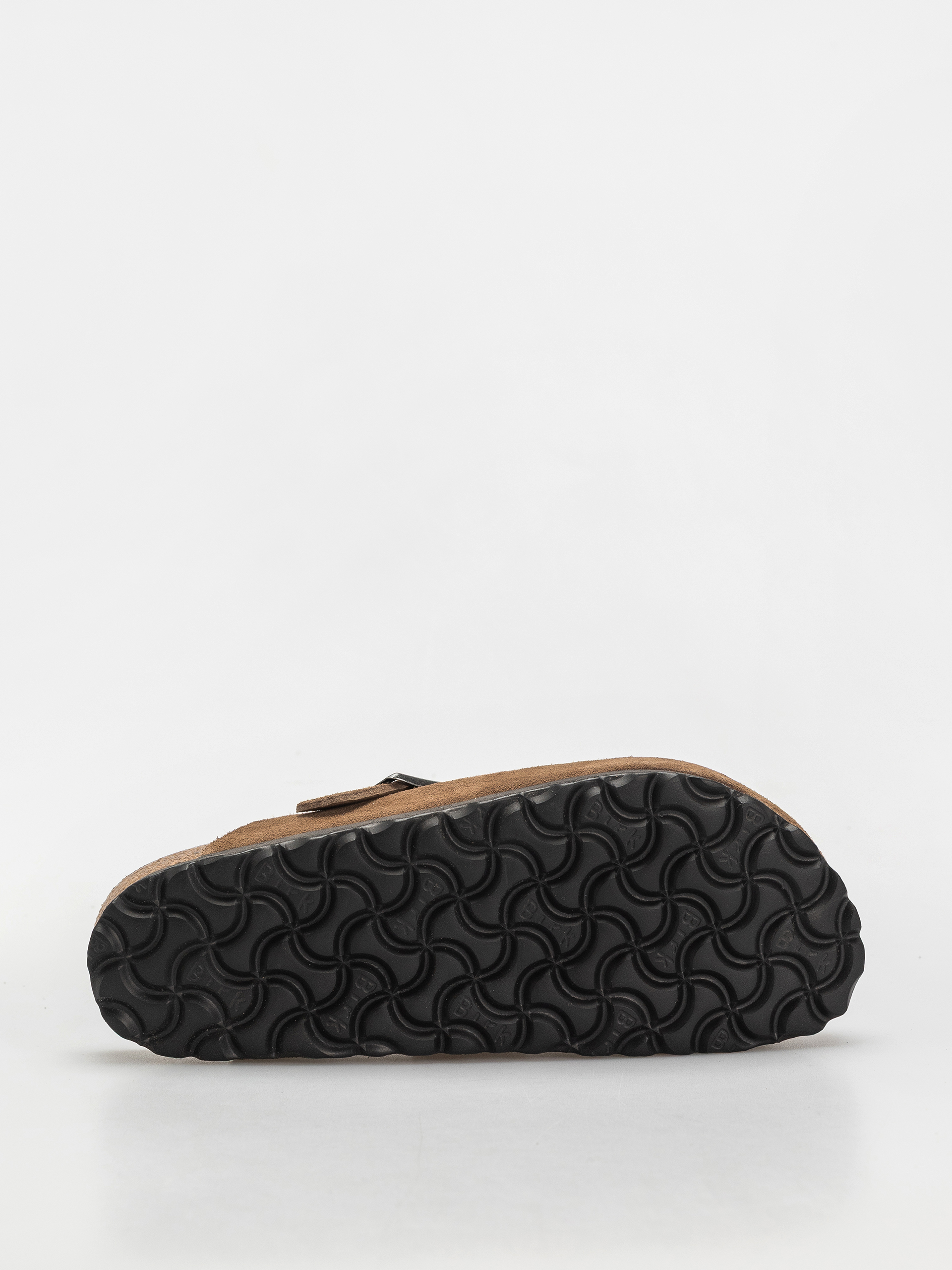 Birkenstock Boston SFB Suede Leather Narrow Wmn Flip-flops (dark tea)