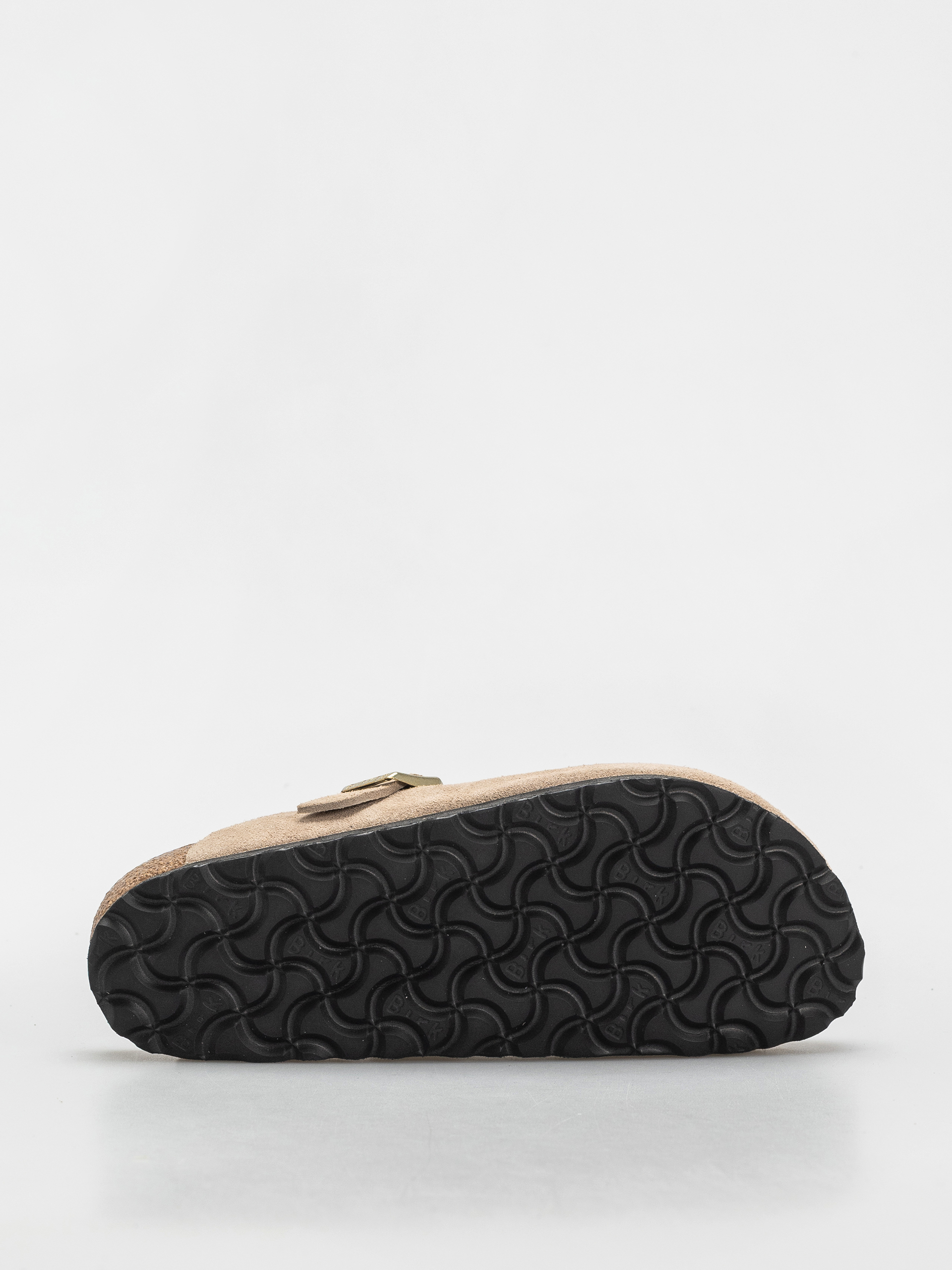 Birkenstock Boston Suede Leather Narrow Wmn Flip Flops (sandcastle)