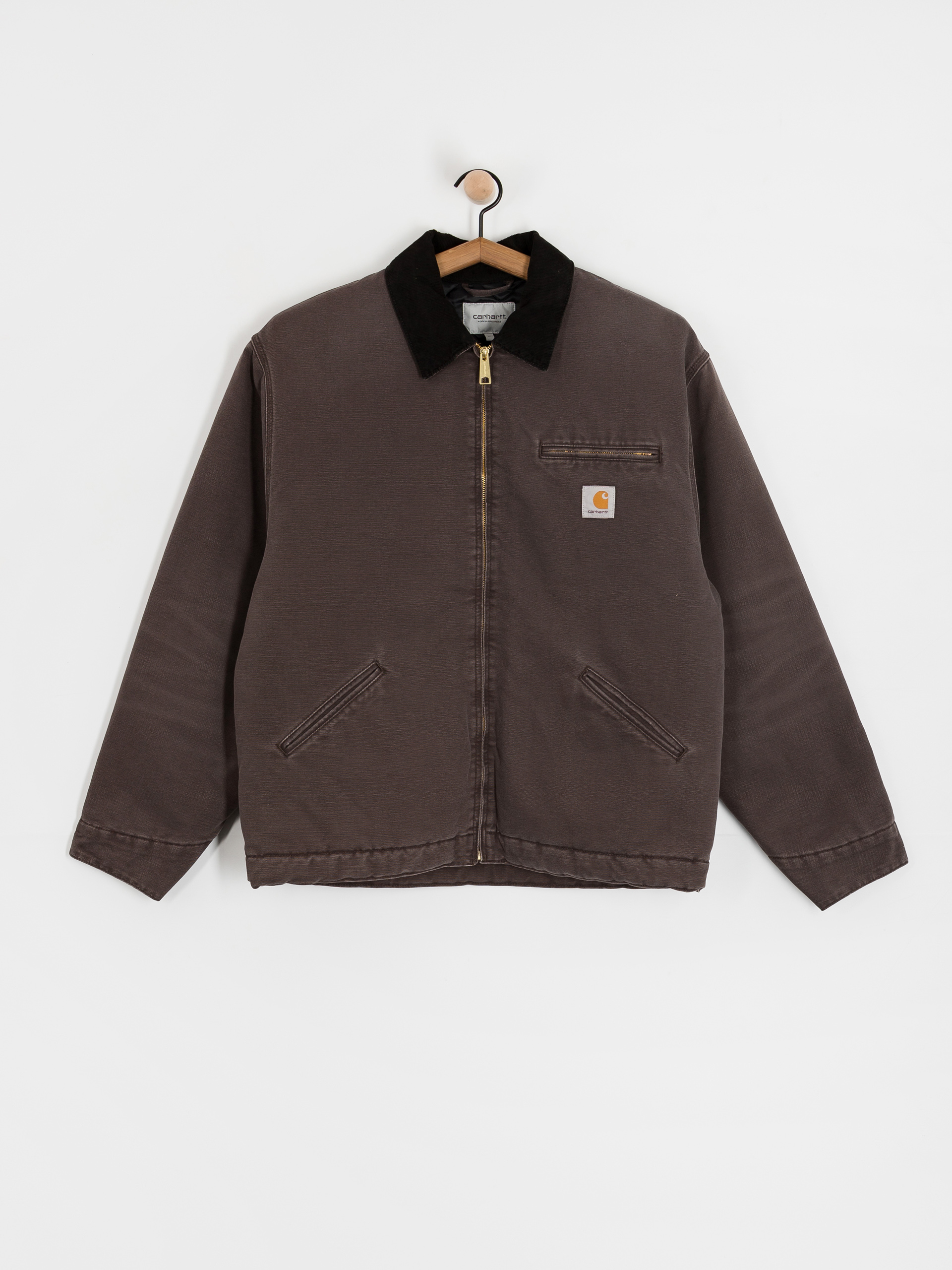 Carhartt WIP OG Detroit Jacke (tobacco/black/stone canvas)