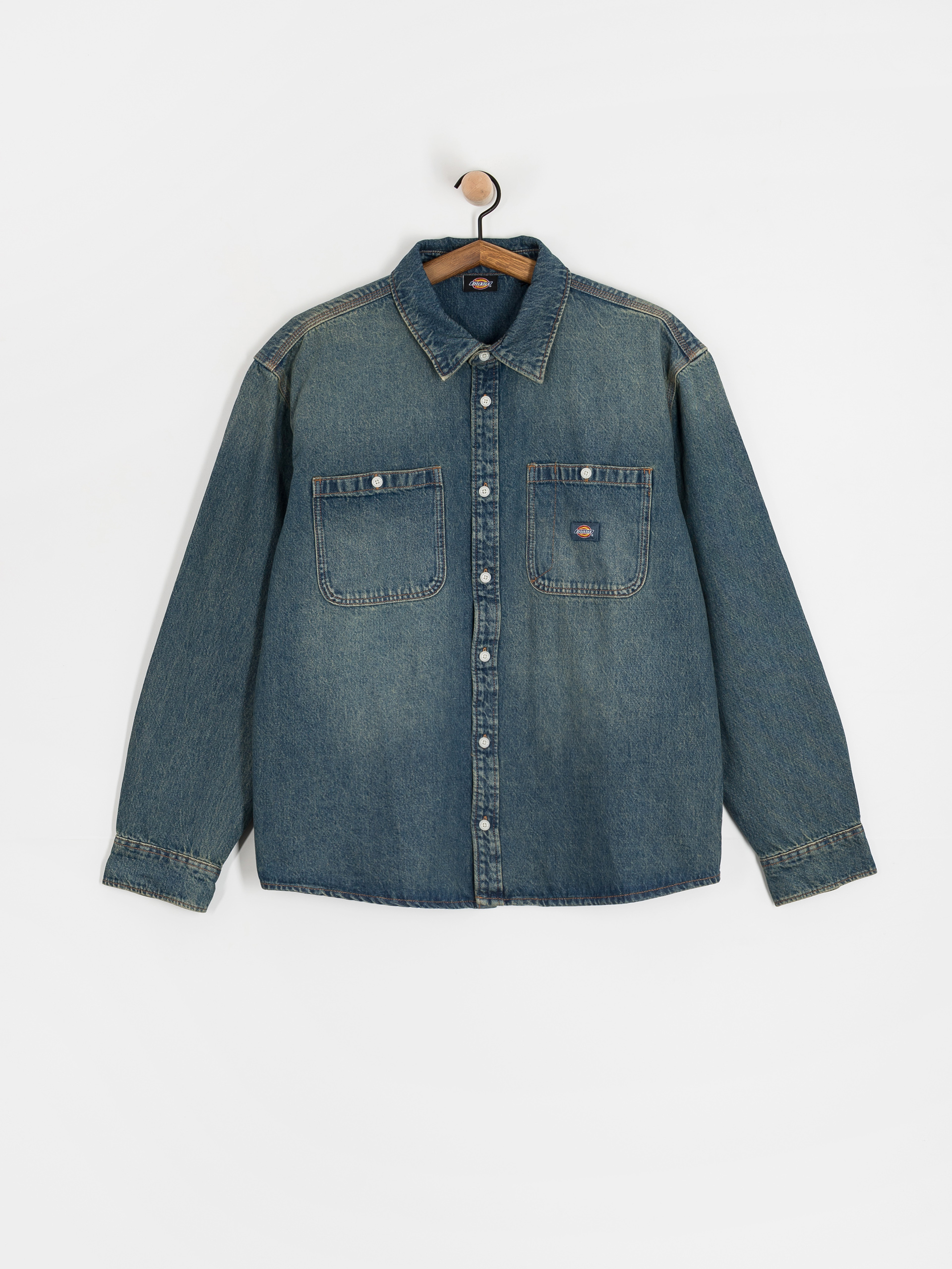 Dickies Mechanic Hemd (khaki tinted blue)