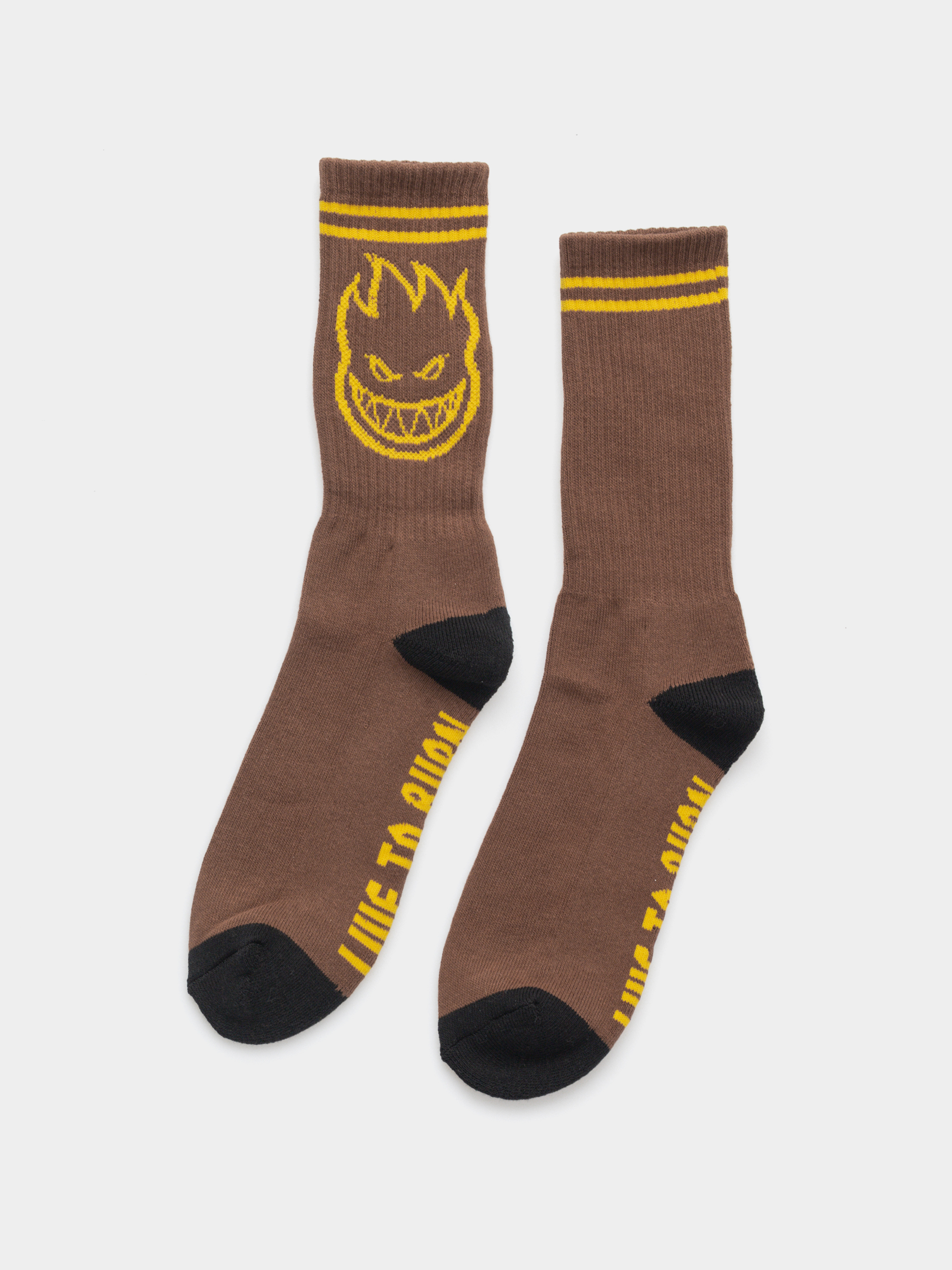Spitfire Bighead Socks (brown/gold)
