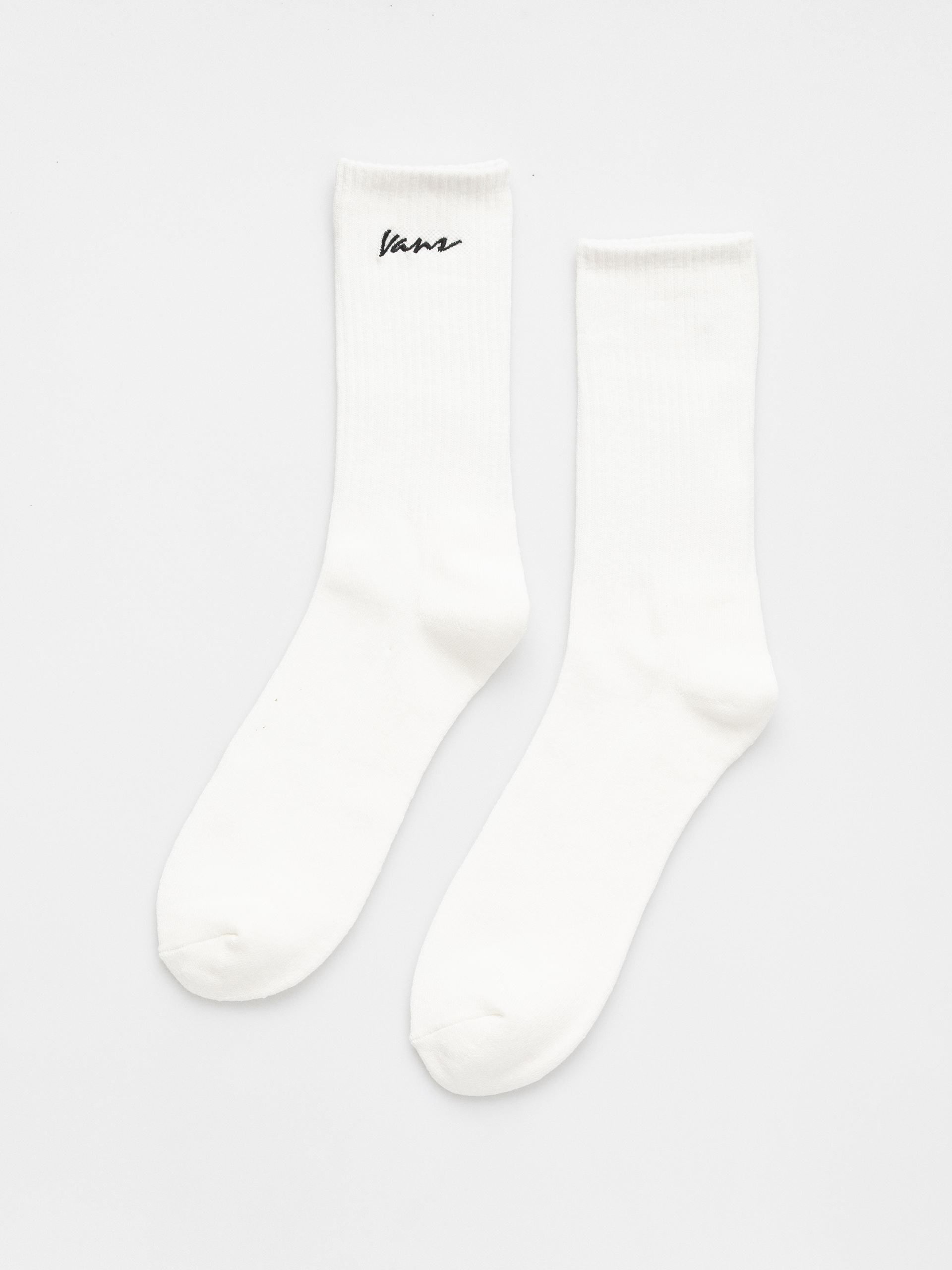 Vans Classic Script Crew Socks (white)