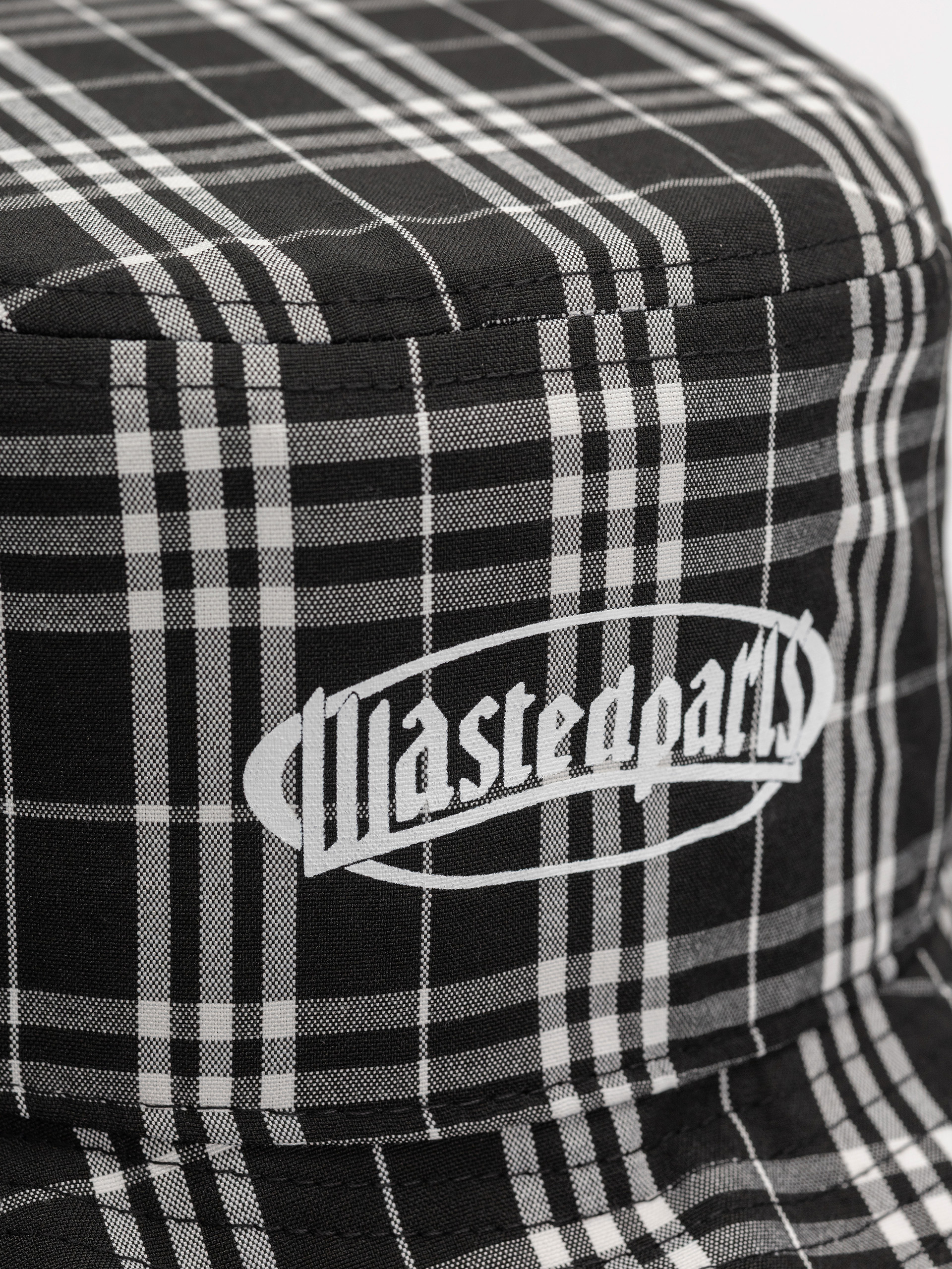 Wasted Paris Yard Tartan Safari Hat Cap (black/white)