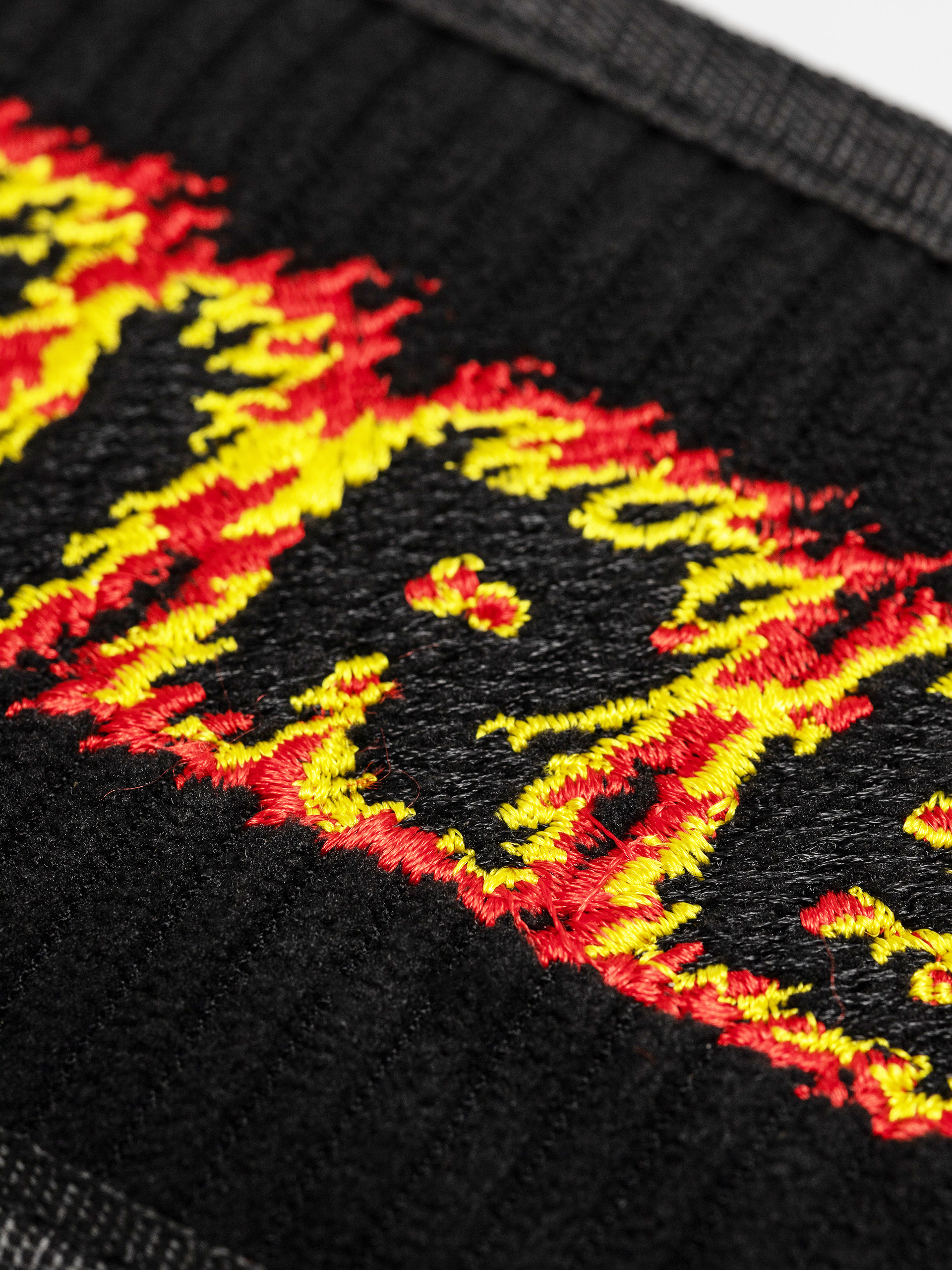 Spitfire Flames Script Wallet (black)