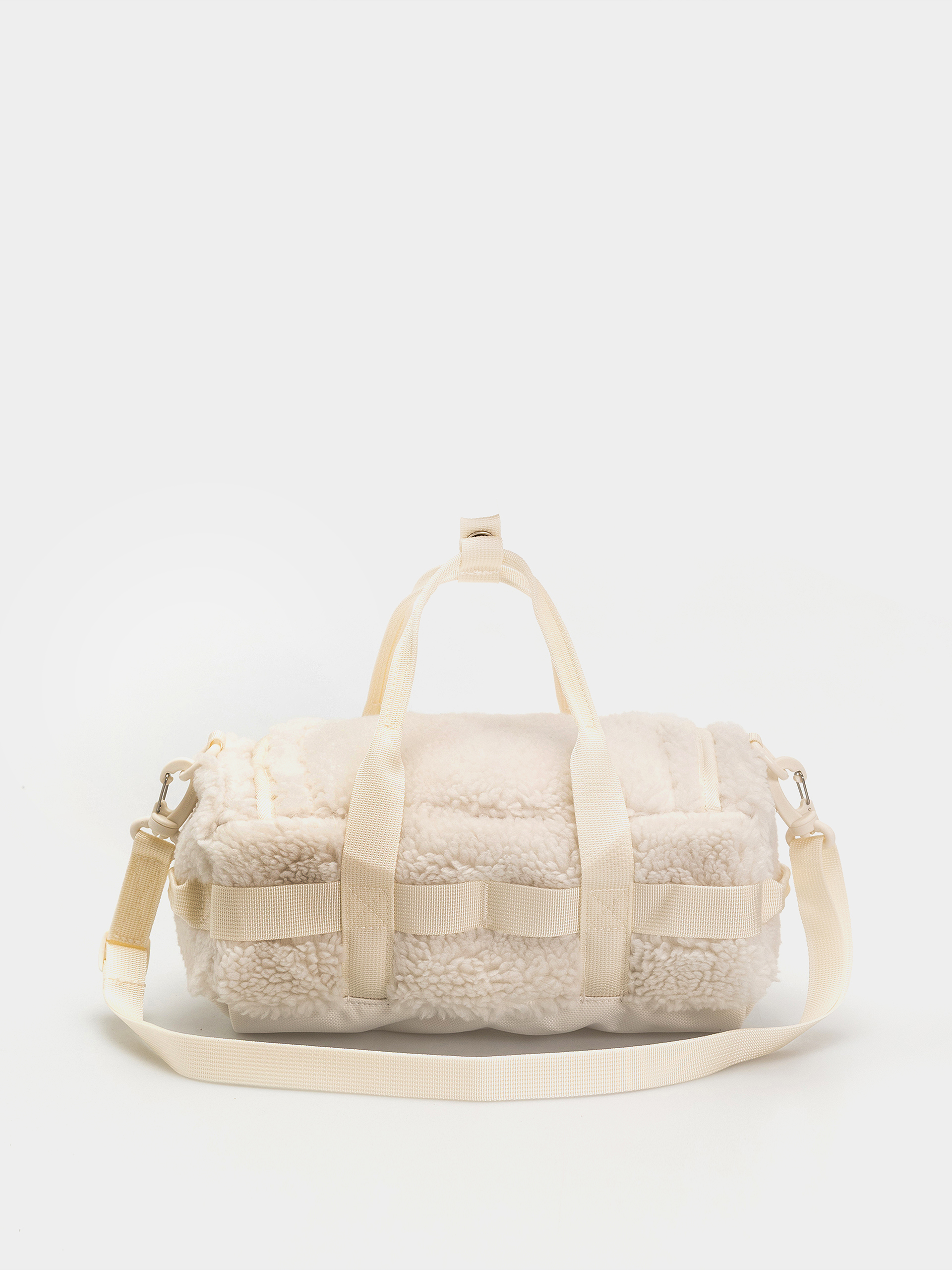The North Face Base Camp High Pile Mini Bag Handbag (white dune/tnf white)