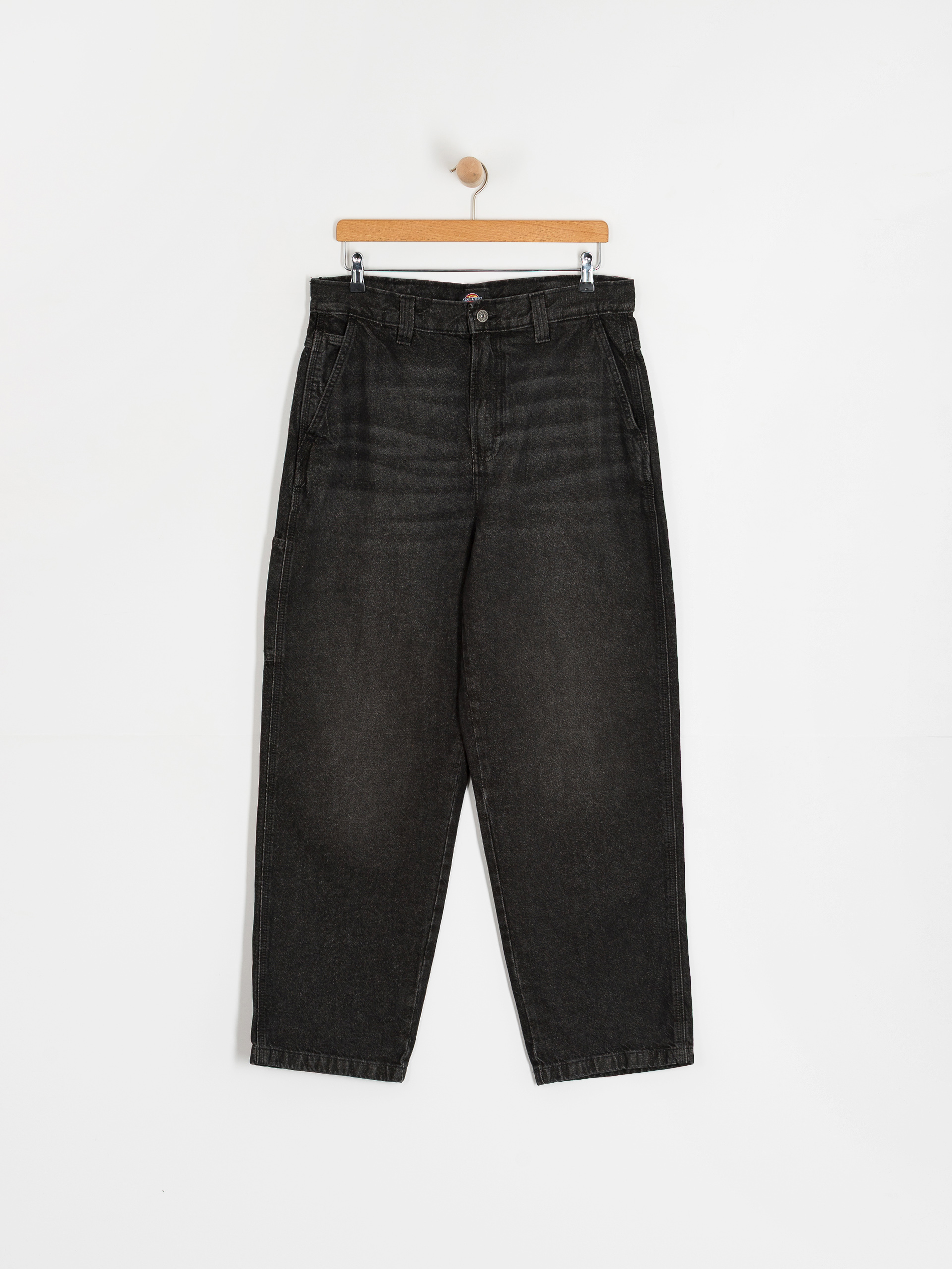 BLESSÜ BU STRIPE BAGGY DENIM PANTS BLACK BU stripe denim – YZ