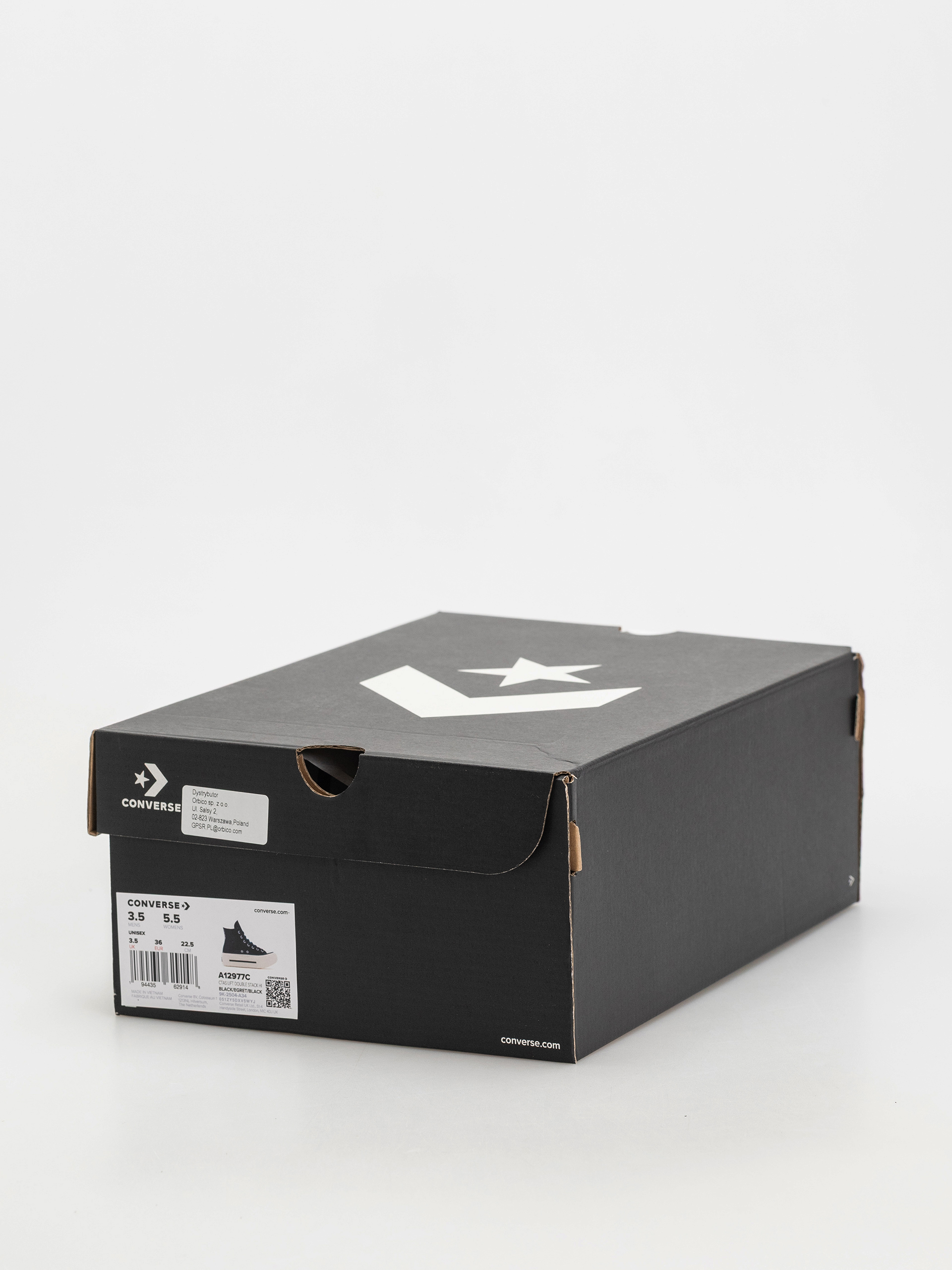 Converse Chuck Taylor All Star Lift Double Stack Chucks (black)