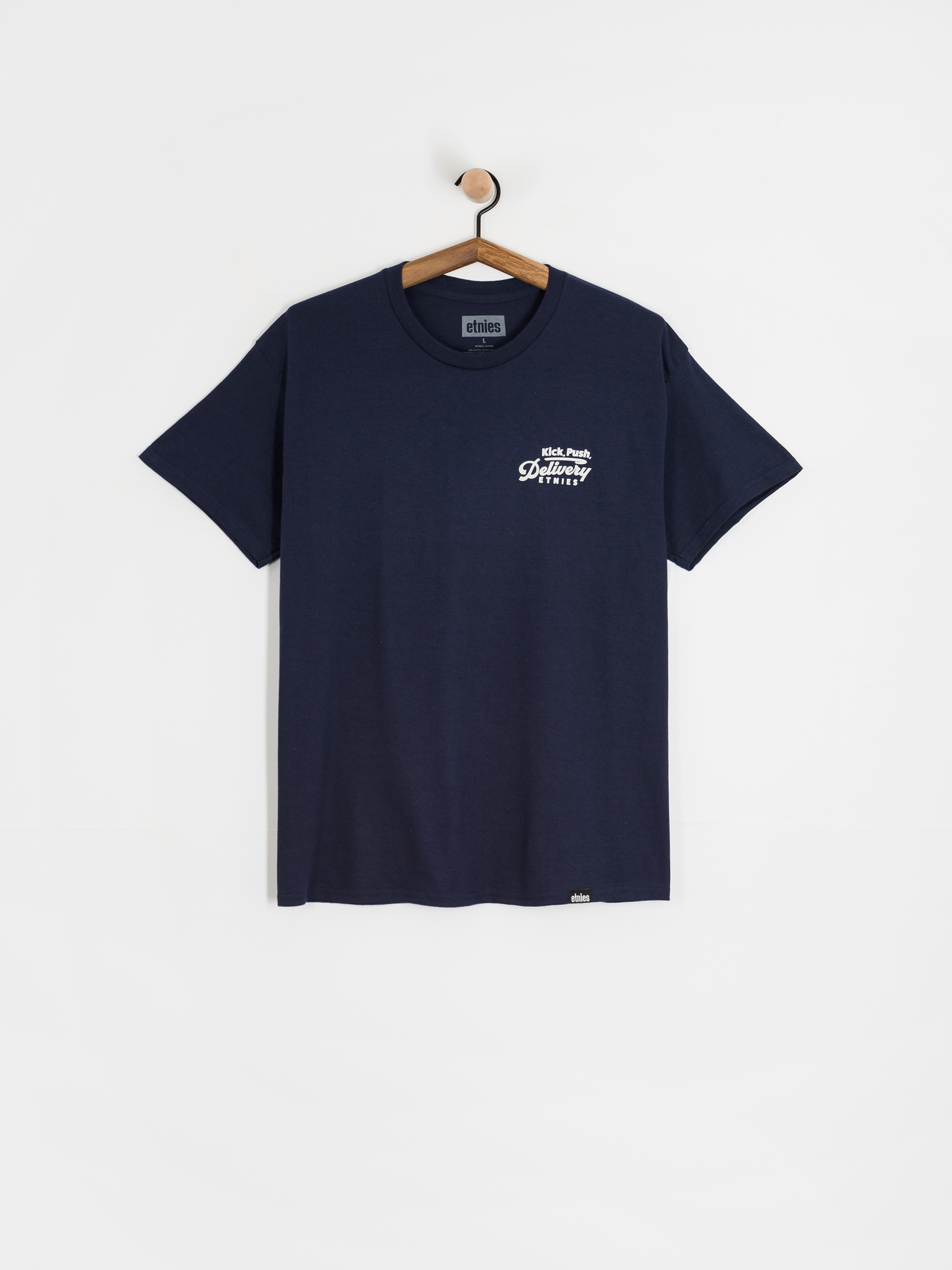 Etnies Kick Push T-Shirt (navy/tan)