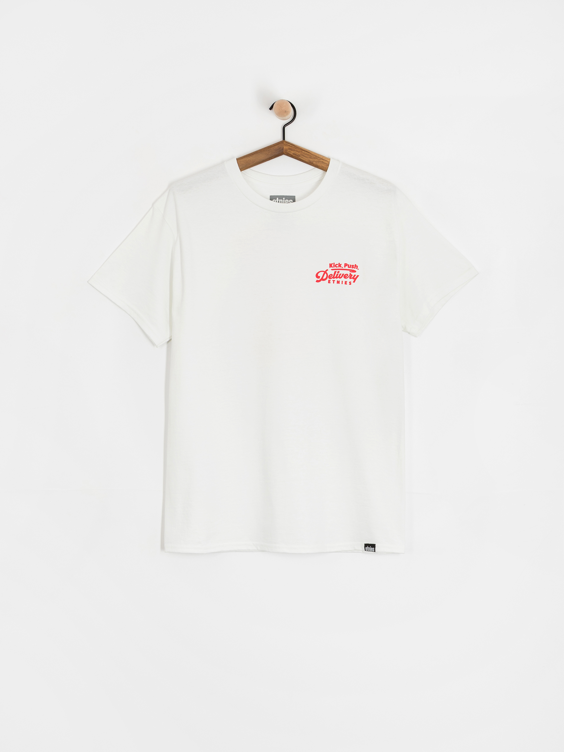 Etnies Kick Push T-Shirt (white/red)