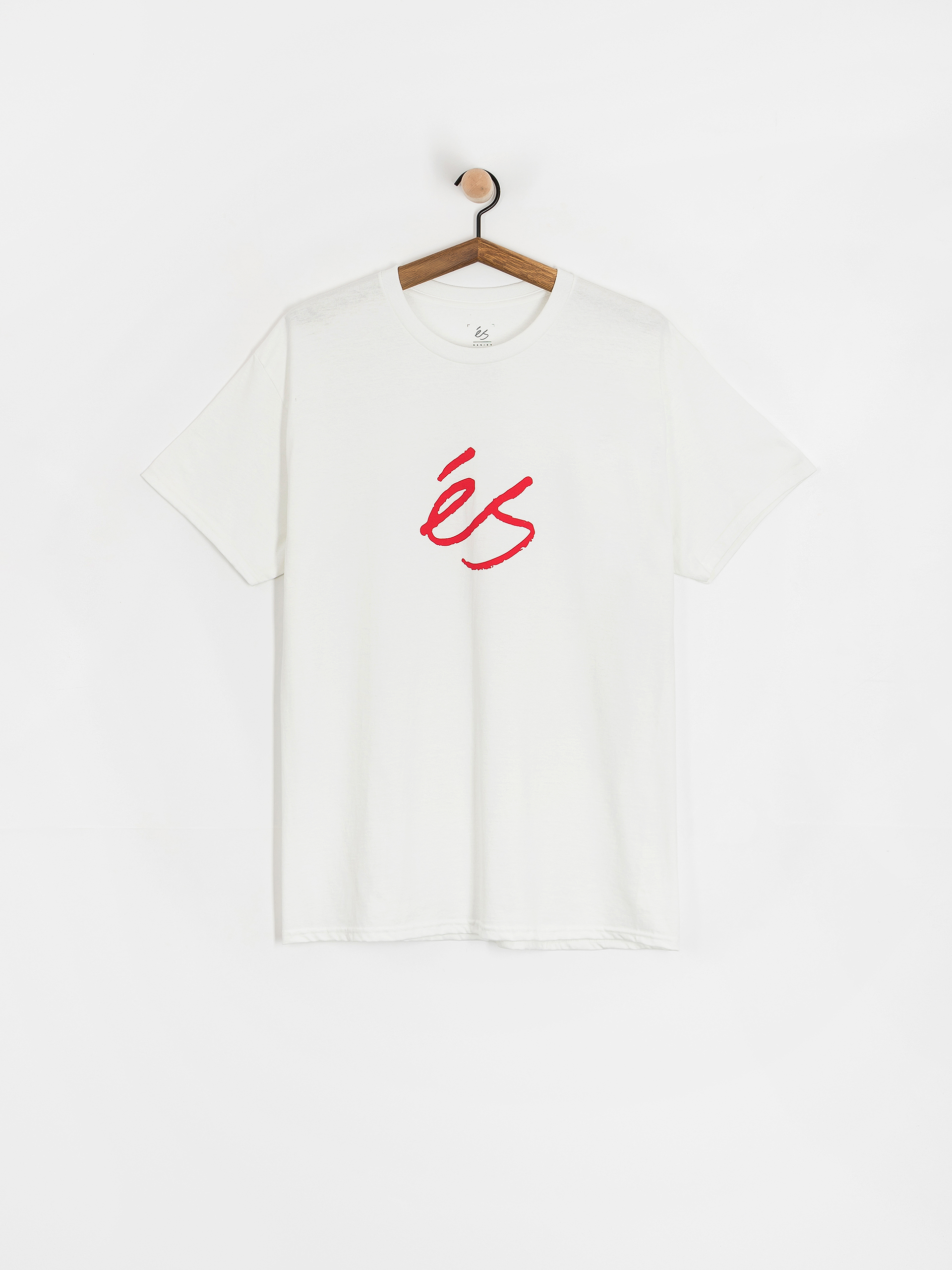 eS Script T-Shirt (white/red)