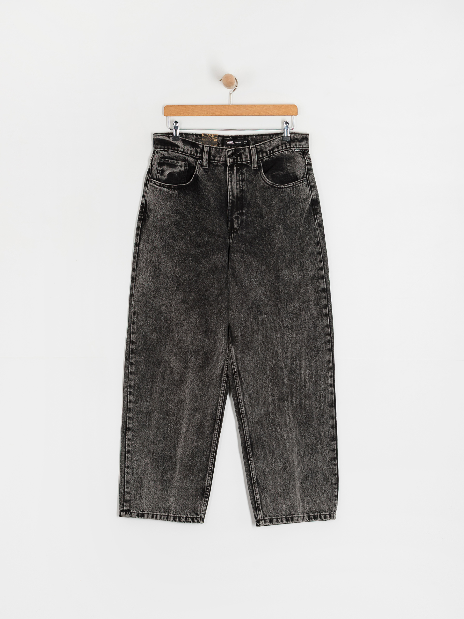 Vans Check 5 Baggy Denim Pants (stonewash black)