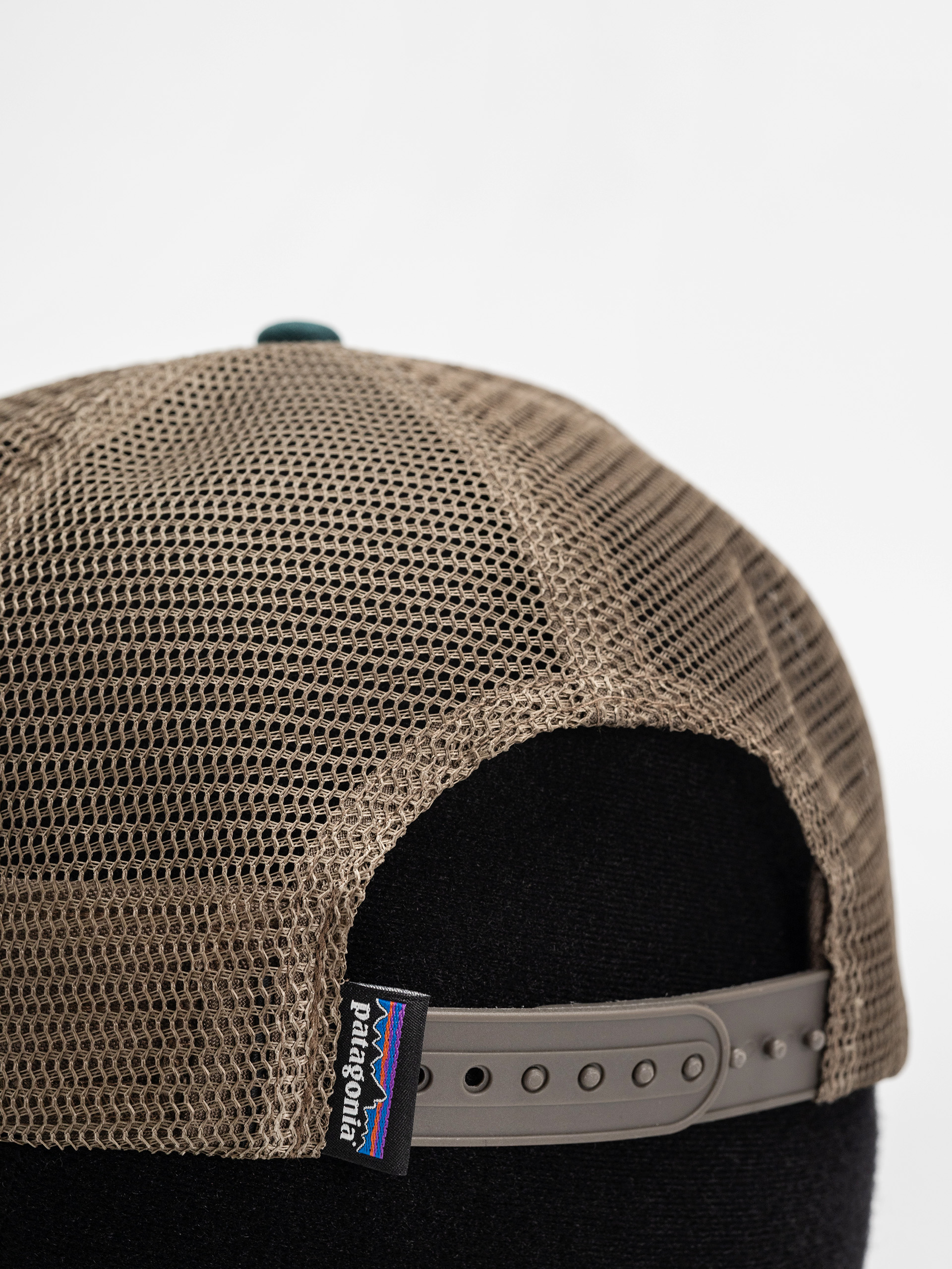 Patagonia P 6 Logo Trucker Cap (cascade green)