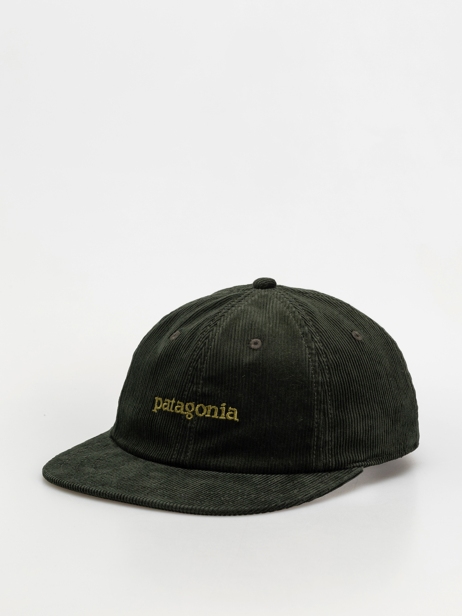 Patagonia Corduroy Cap (text logo old growth green)