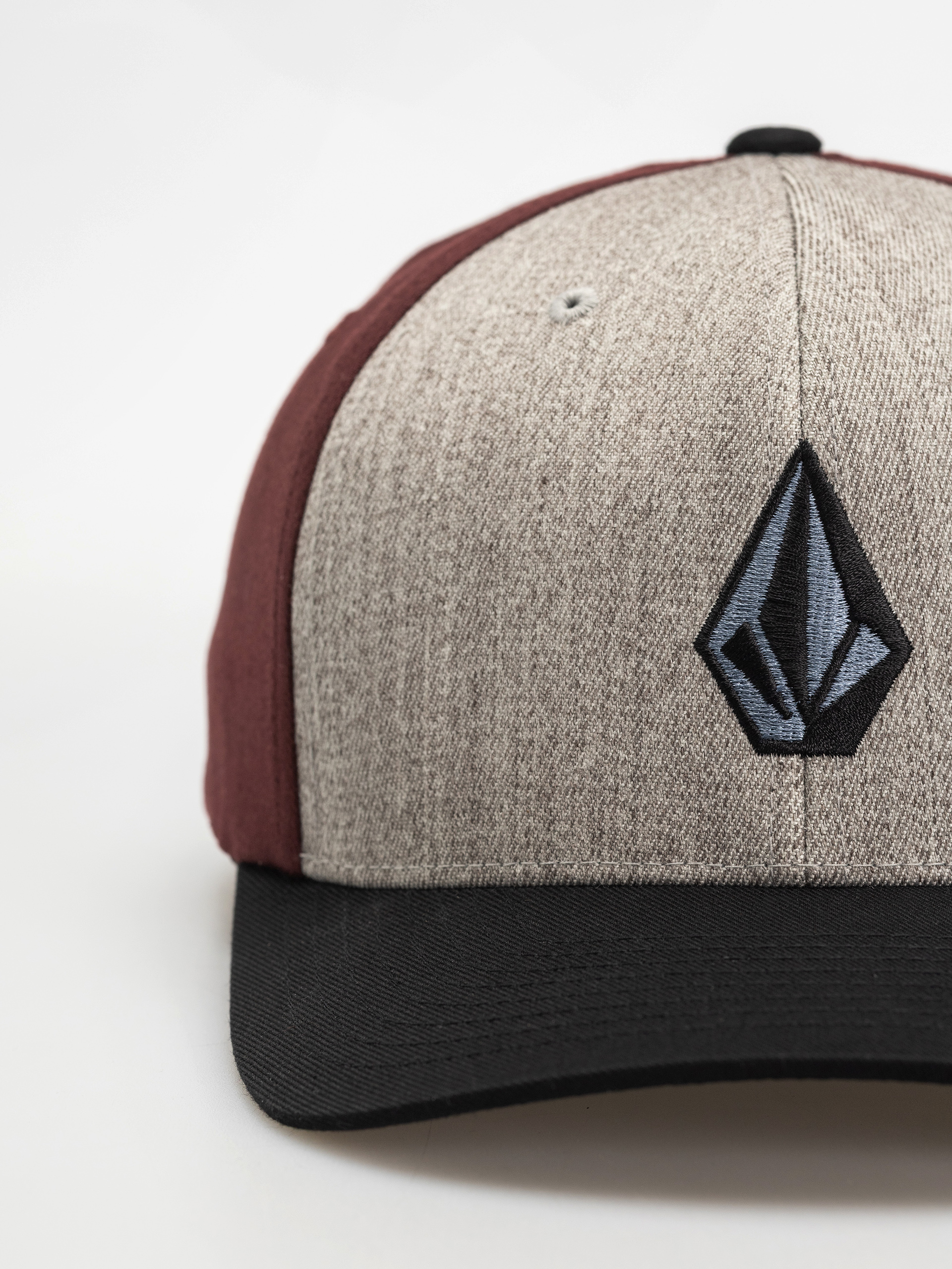 Volcom Full Stone Hthr Flexfit Cap (dark slate)