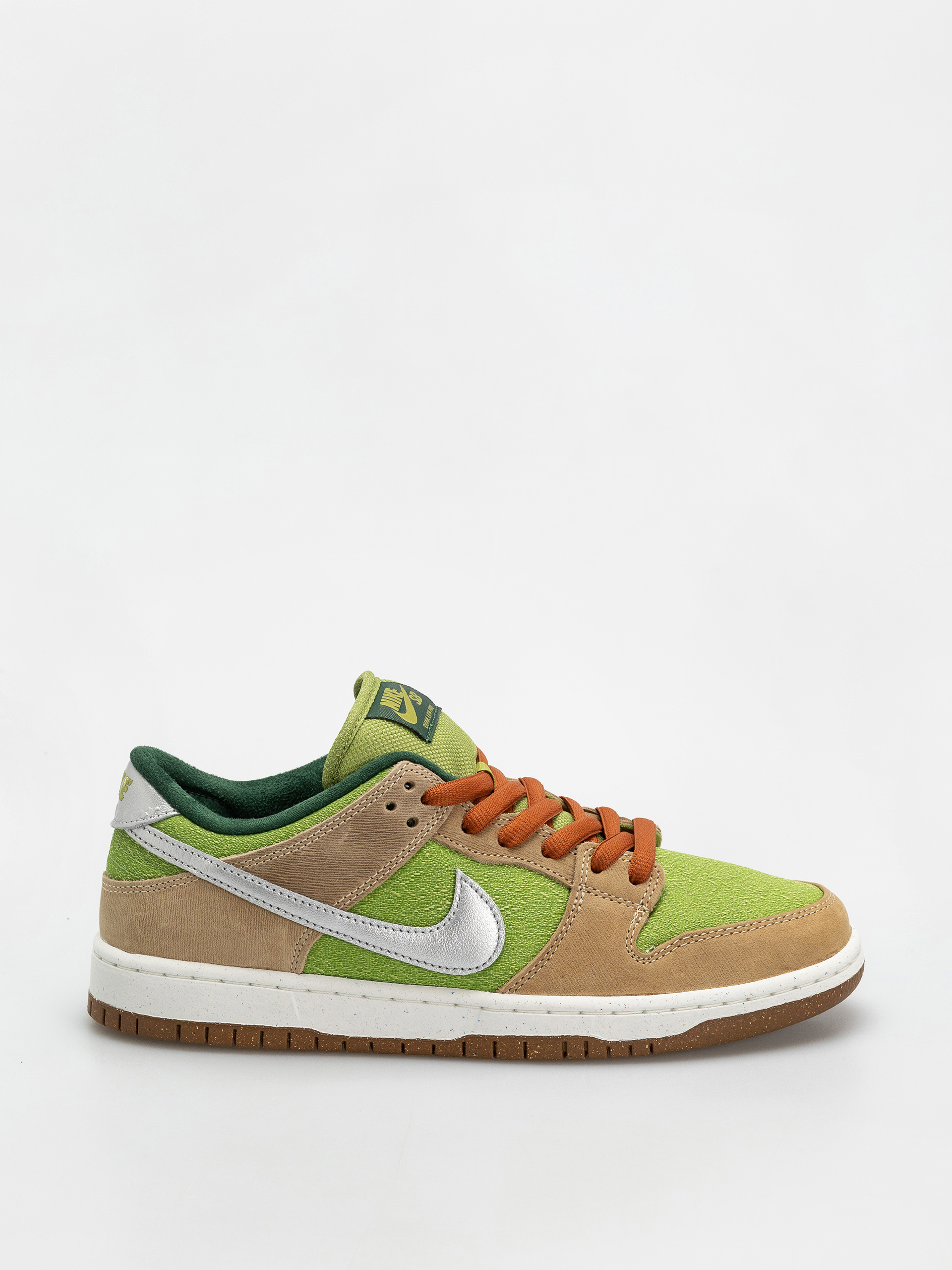 Nike SB Dunk Low Pro Wc Schuhe (sesame/metallic silver pear fir)