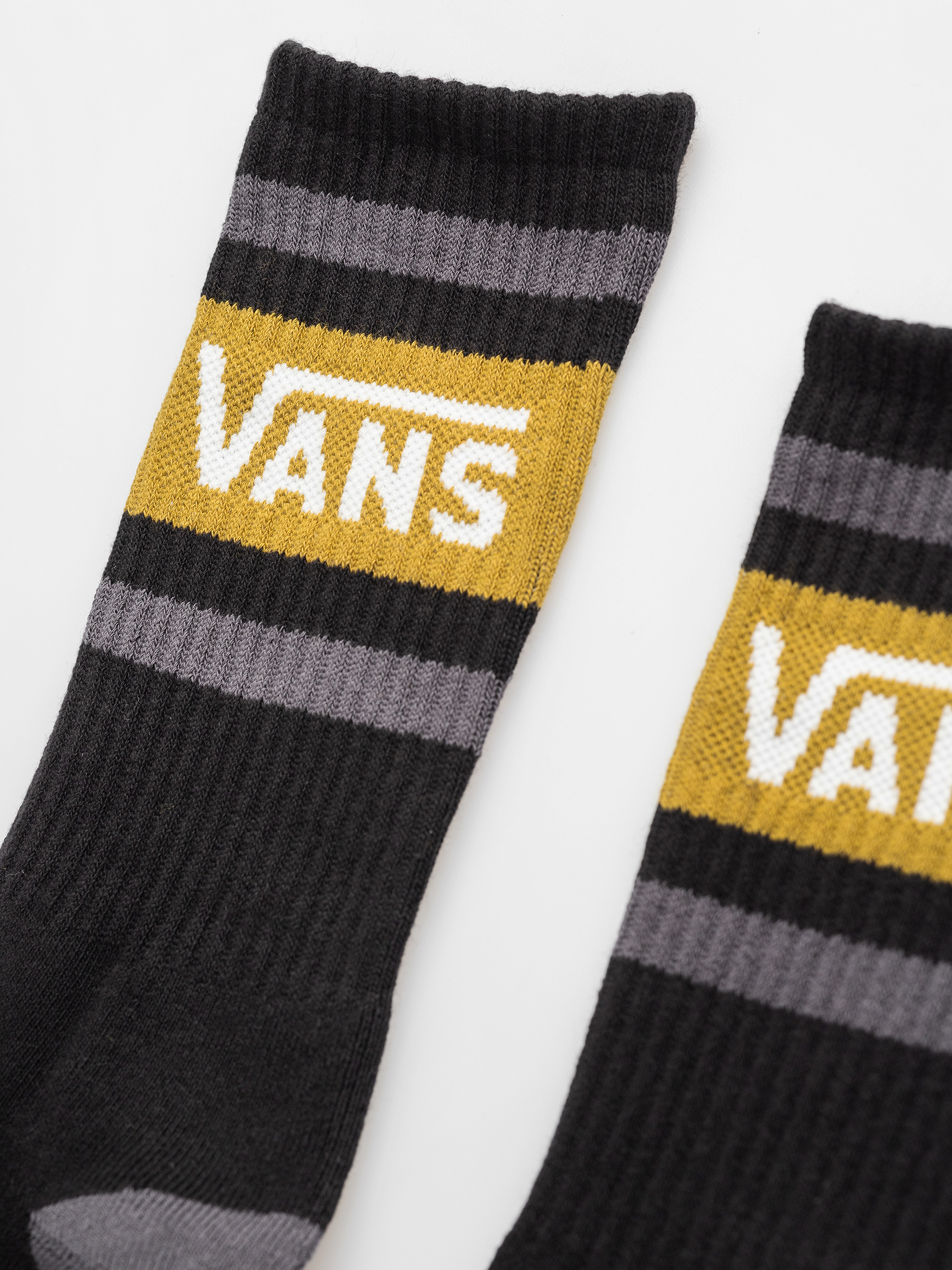 Vans Vans Drop V Crew Socks (black/burnt gold)