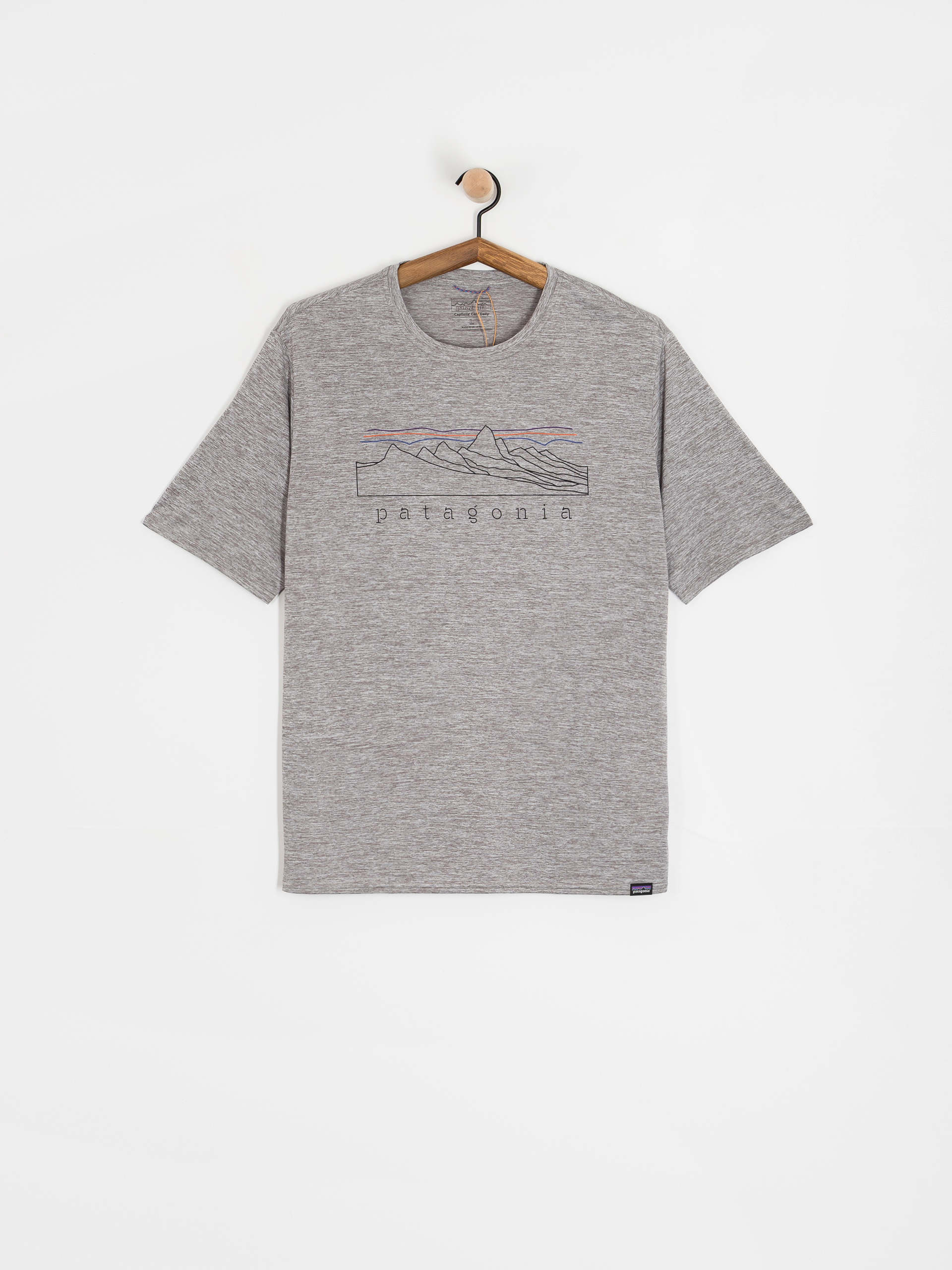 Patagonia Cap Cool Daily Graphic T-Shirt (stratapeaks feather grey)