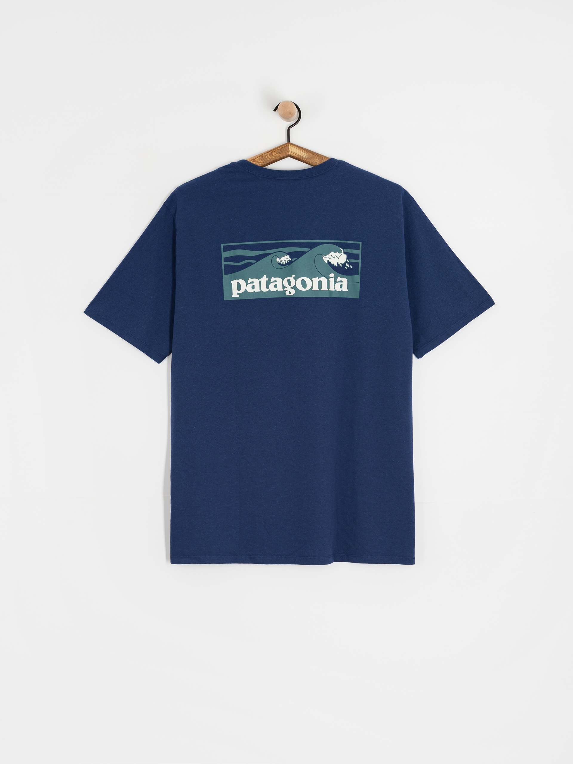 Patagonia Boardshort Logo Pocket Responsibili T-Shirt (clement blue)