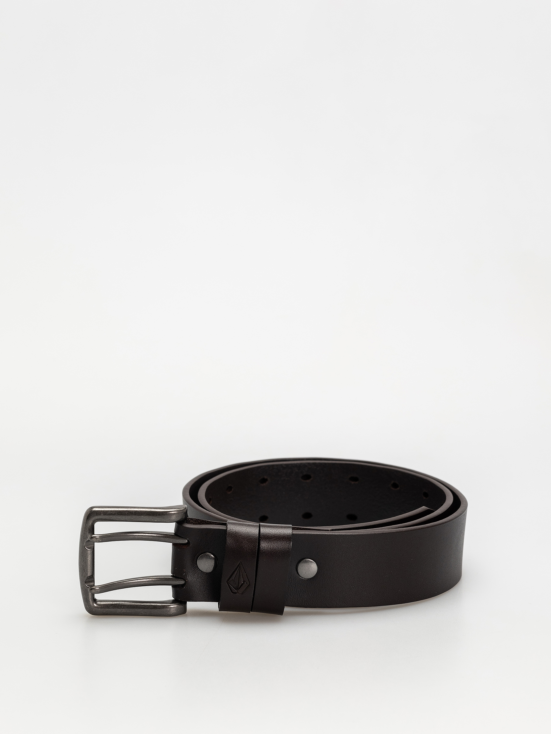 Volcom Two Spike Leather Gürtel (brown)