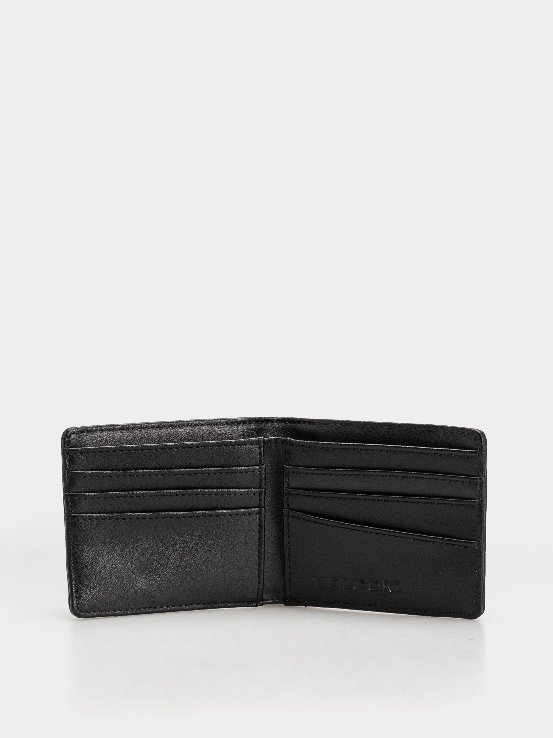 Volcom Single Stone Leather Wallet (black)