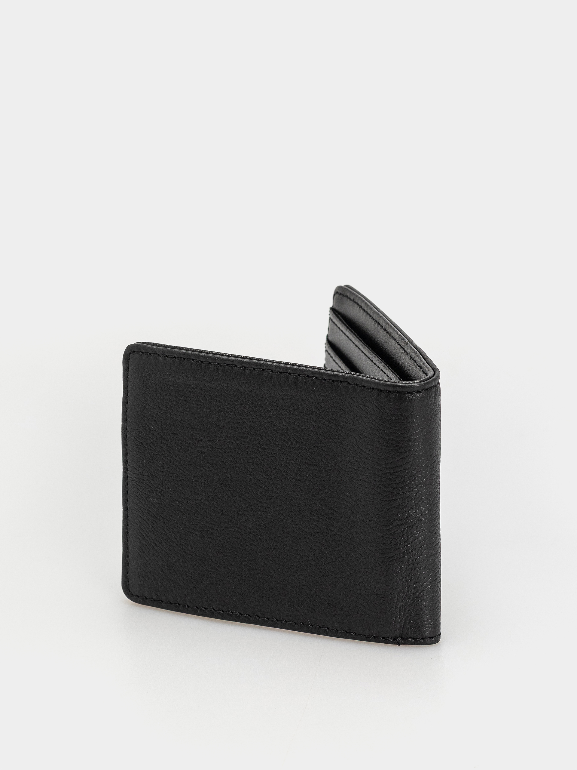 Volcom Single Stone Leather Wallet (black)