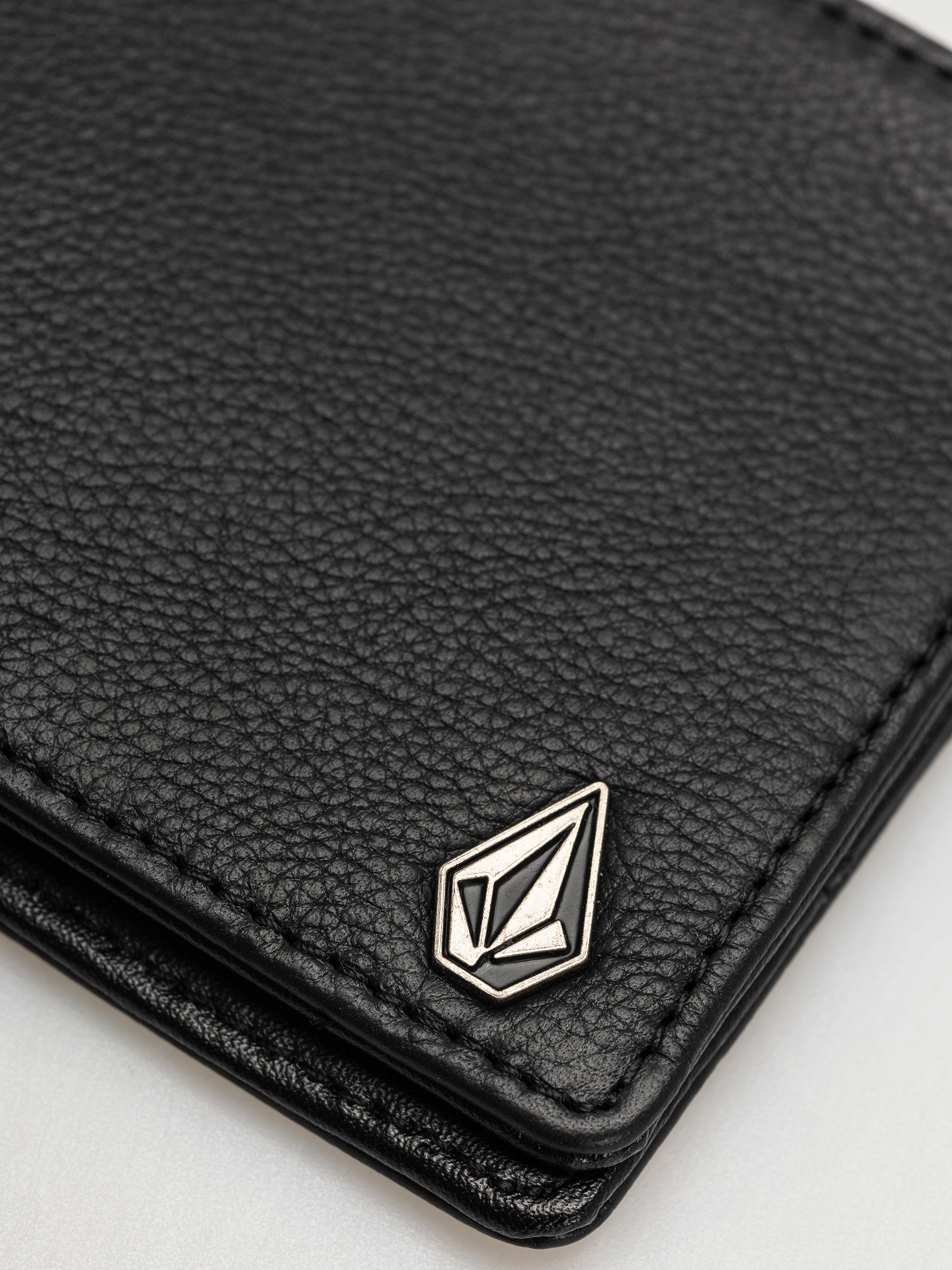 Volcom Single Stone Leather Wallet (black)