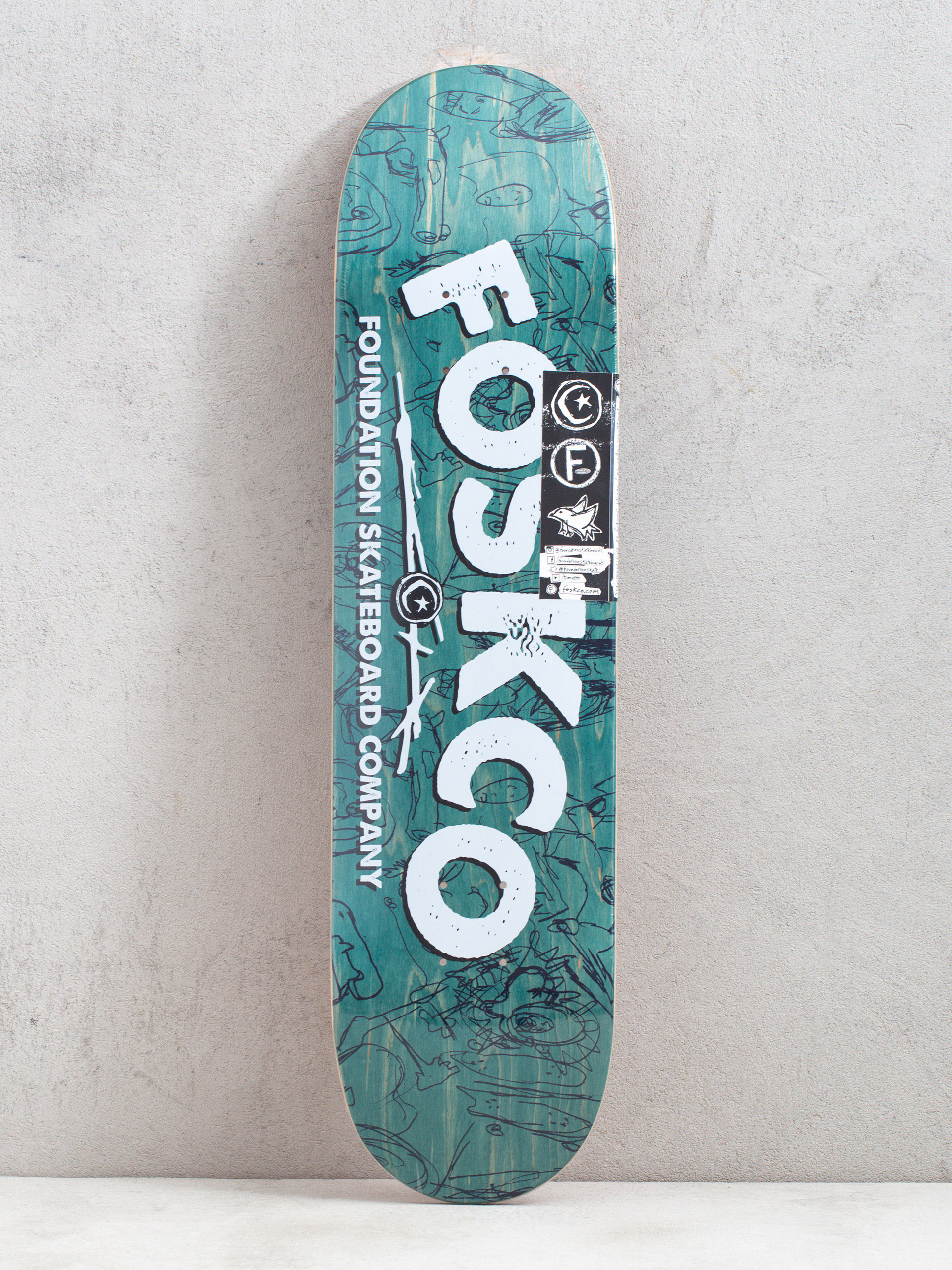 Foundation Fosko Deck (green/white)