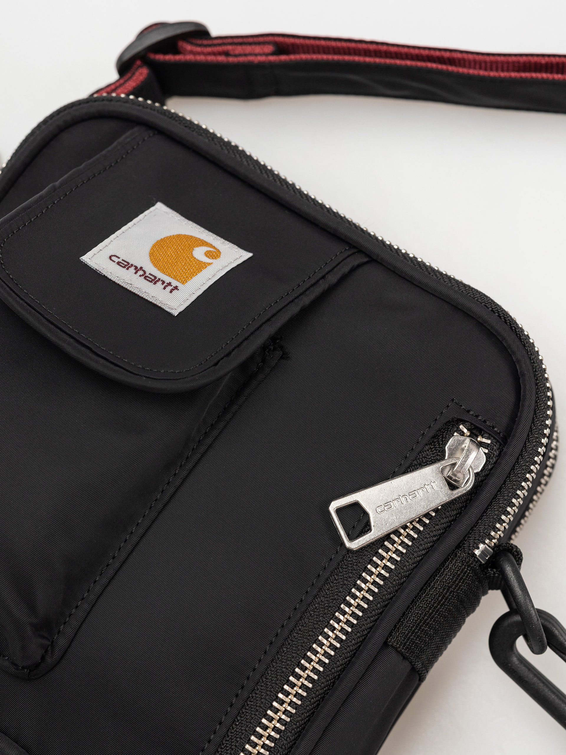 Carhartt WIP Alumni Bag (black/scarlet)