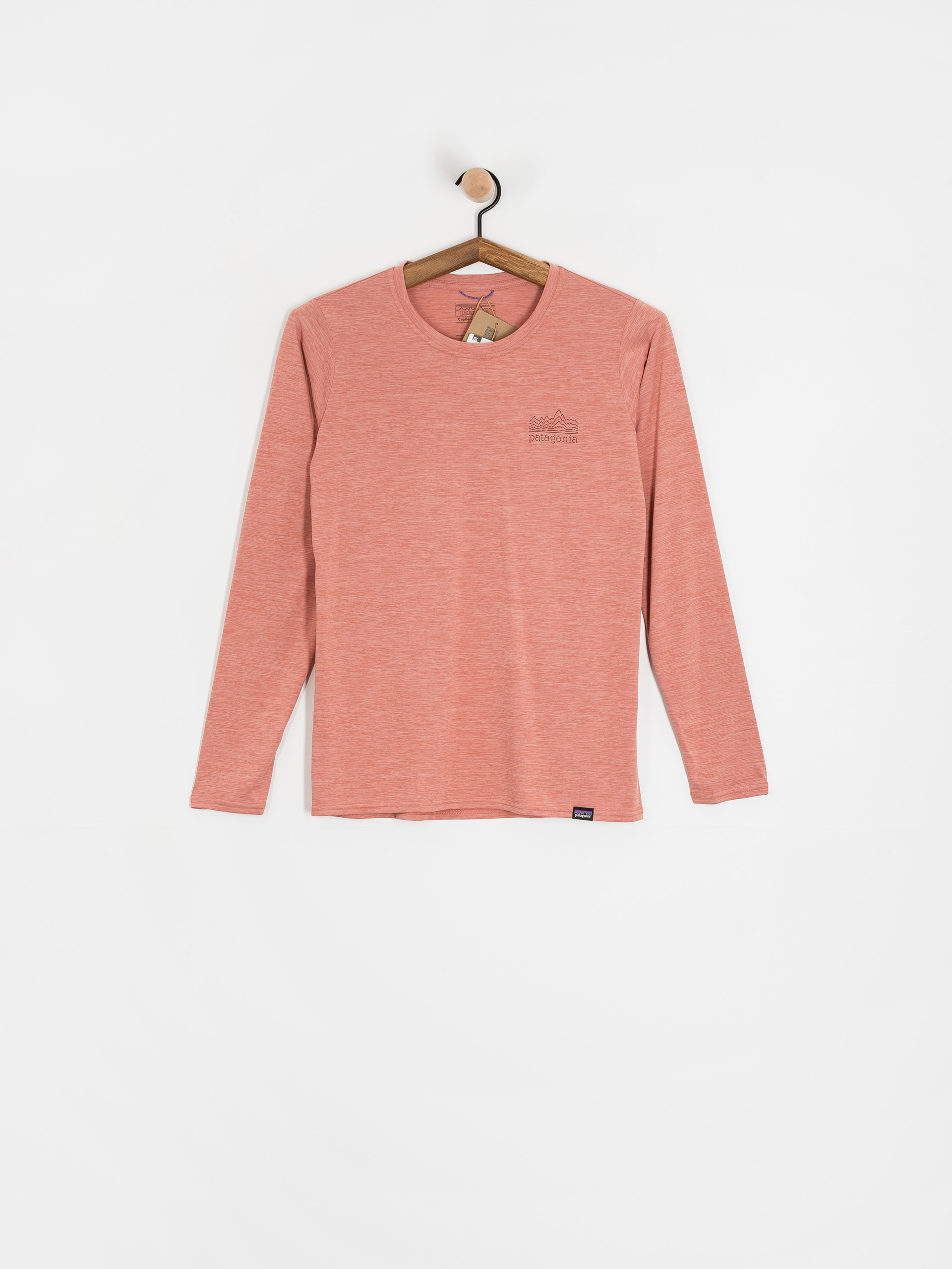 Patagonia Cap Cool Daily Graphic Wmn Longsleeve (strataspire moment pink x-dye)