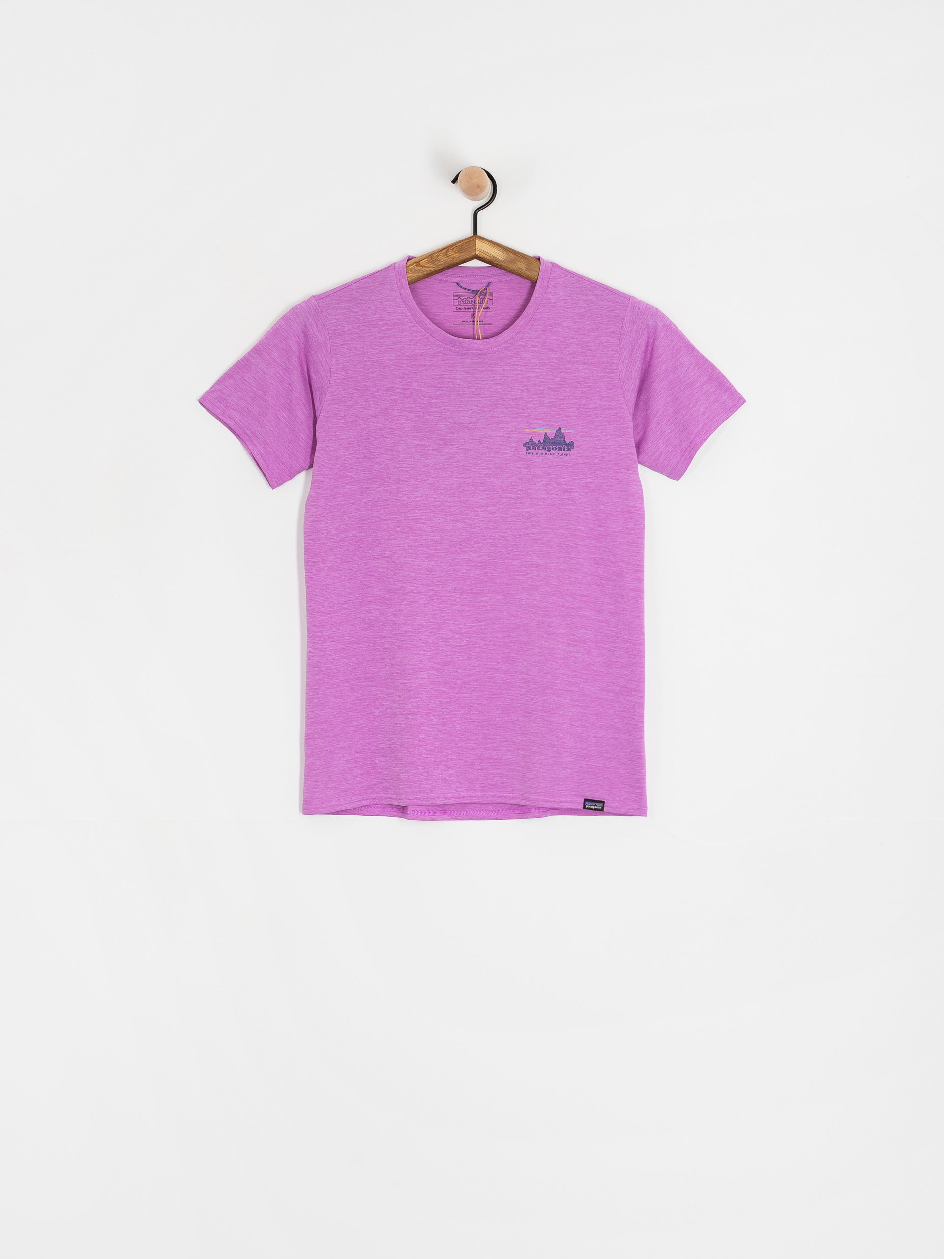 Patagonia Cap Cool Daily Graphic Wmn T-Shirt (73 skyline brisk purple x-dye)