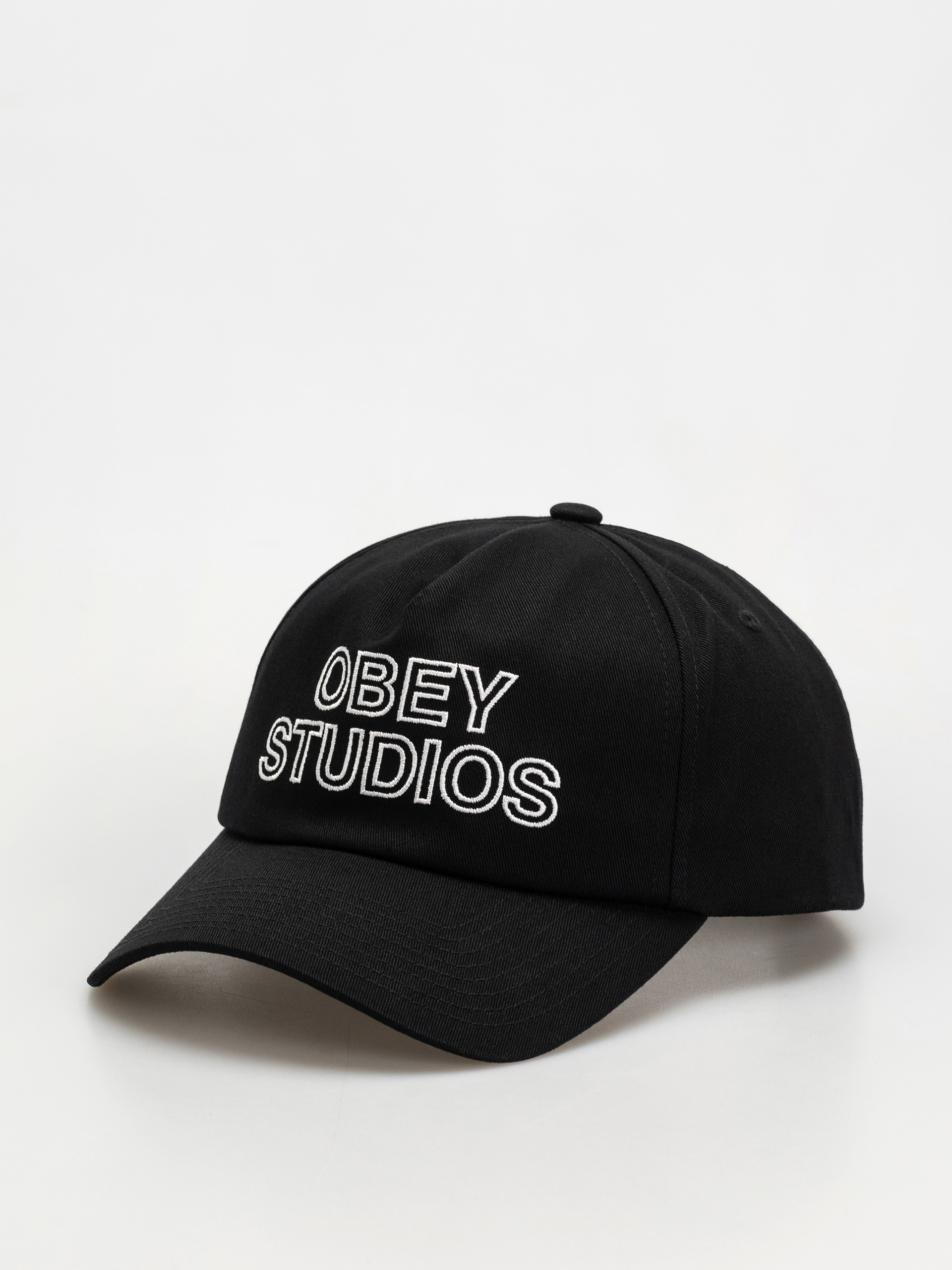 OBEY Obey Studios 5 Panel Strapback Cap (black)