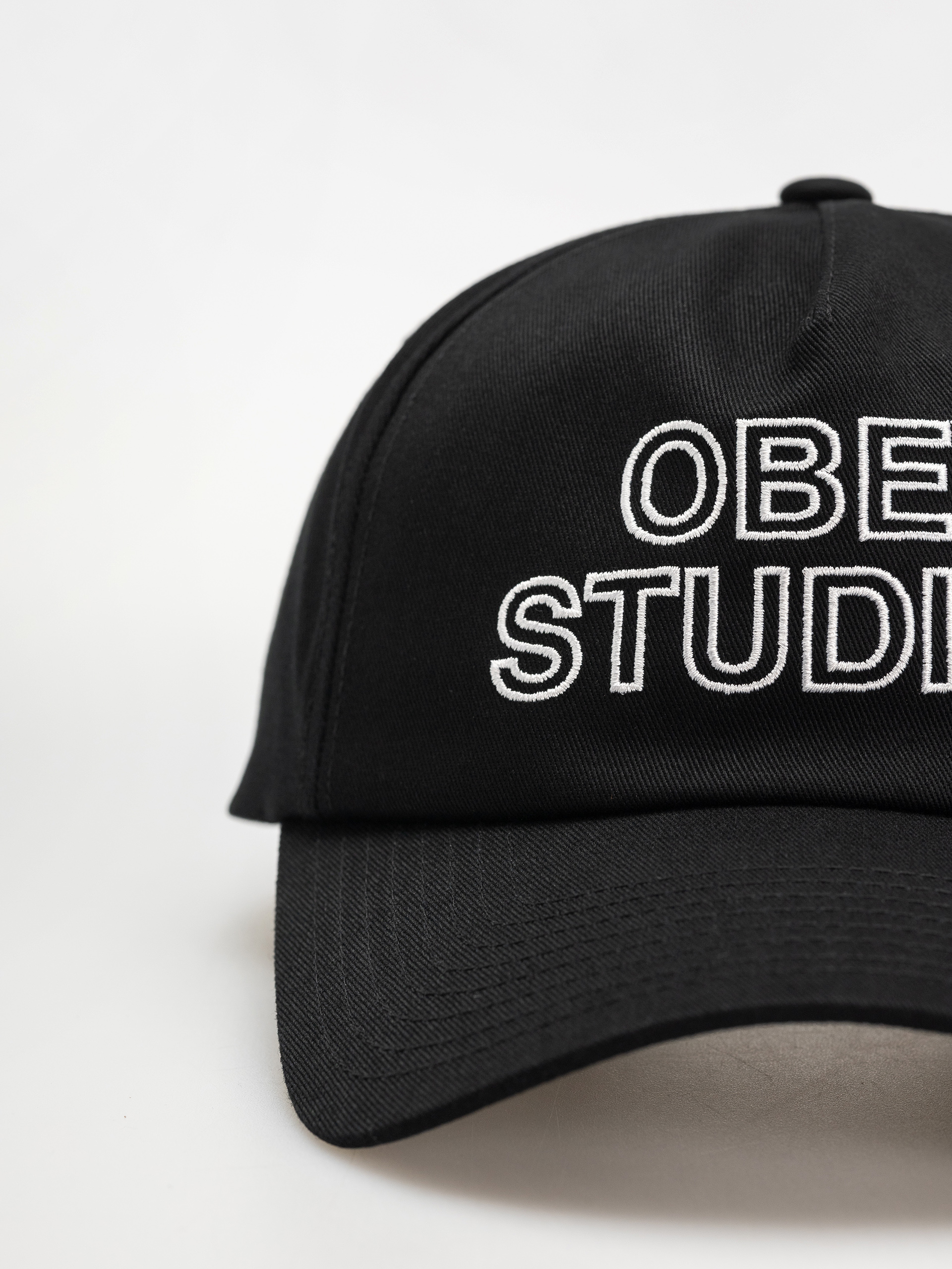 OBEY Obey Studios 5 Panel Strapback Cap (black)