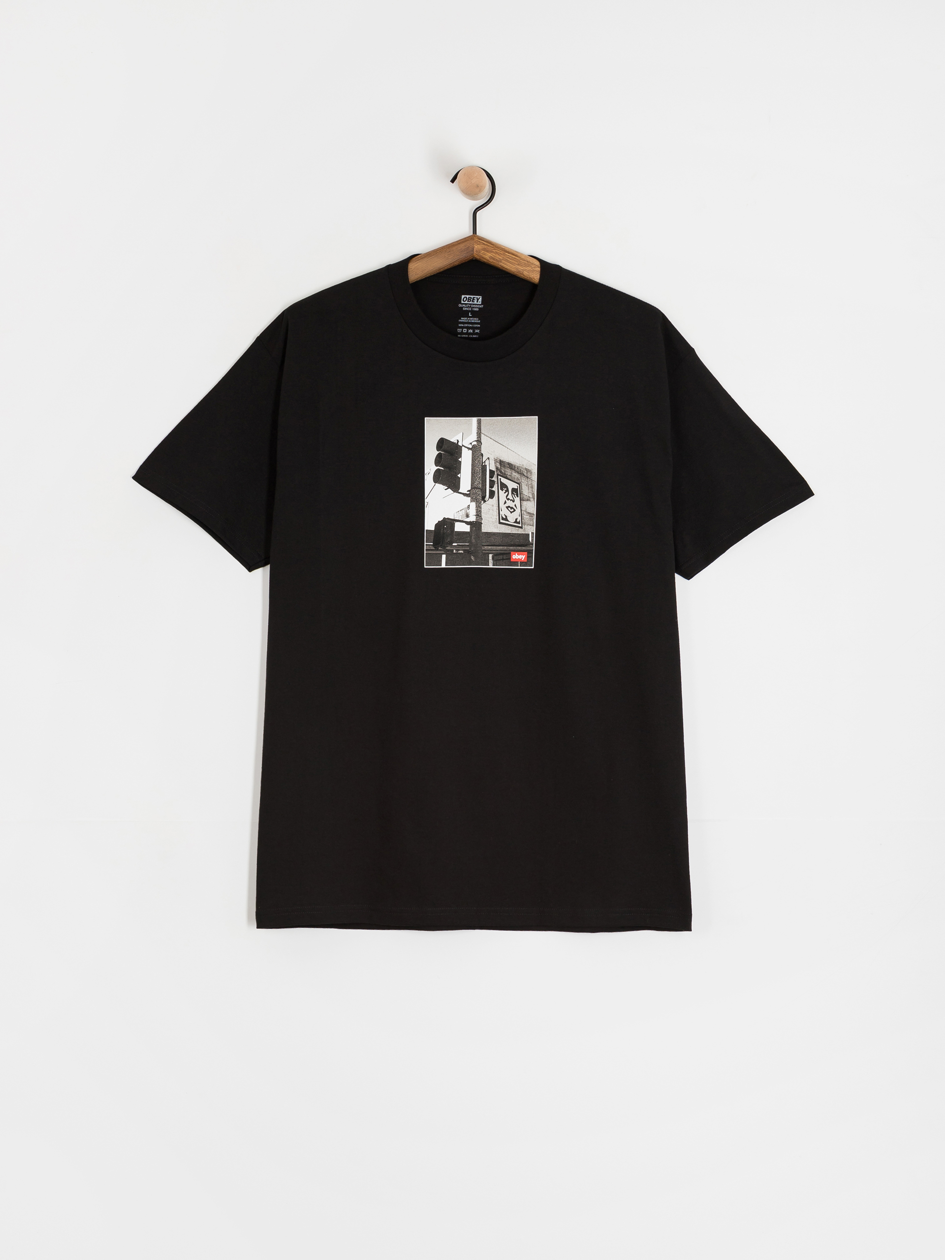 OBEY Obey Los Angeles Photo T-Shirt (black)