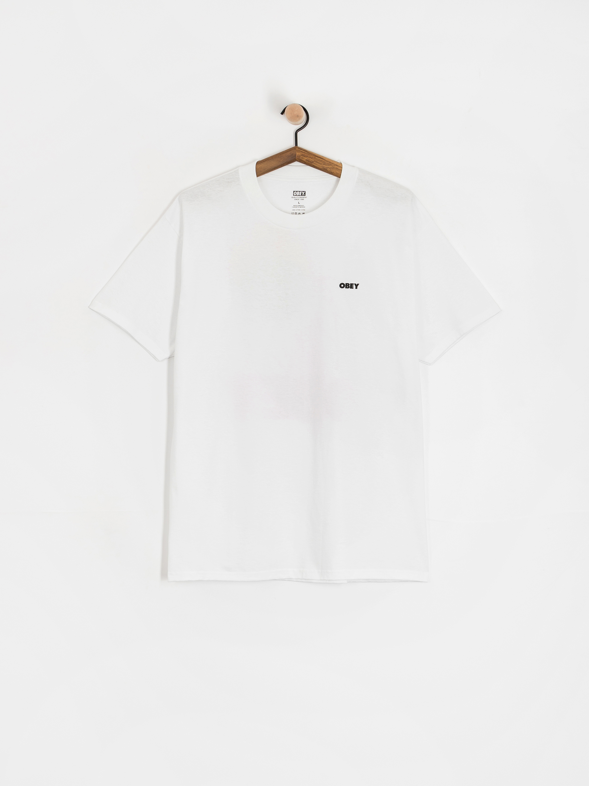 OBEY Obey World In Flames T-Shirt (white)