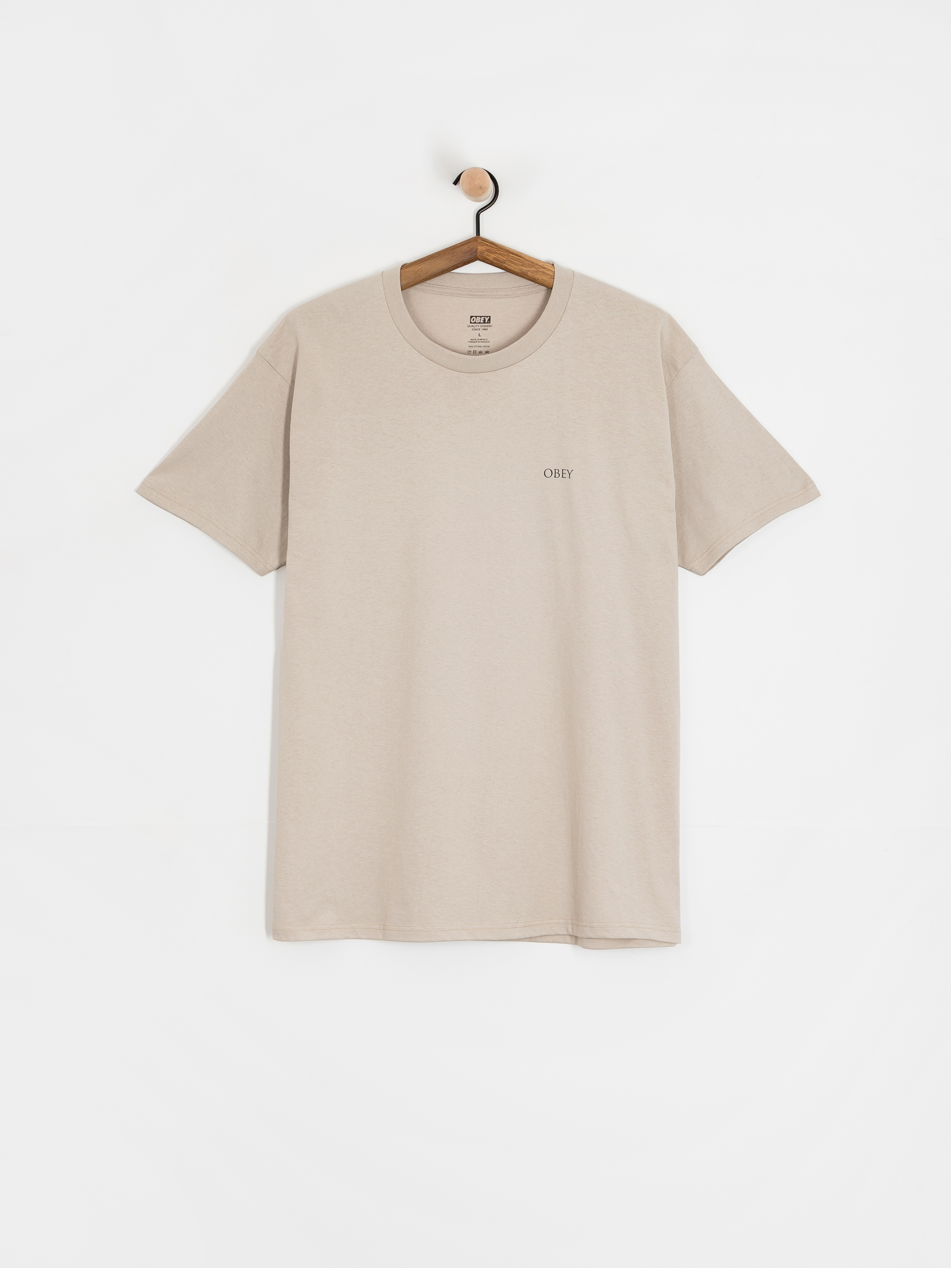 OBEY Obey Peace & Justice Statue T-Shirt (silver grey)