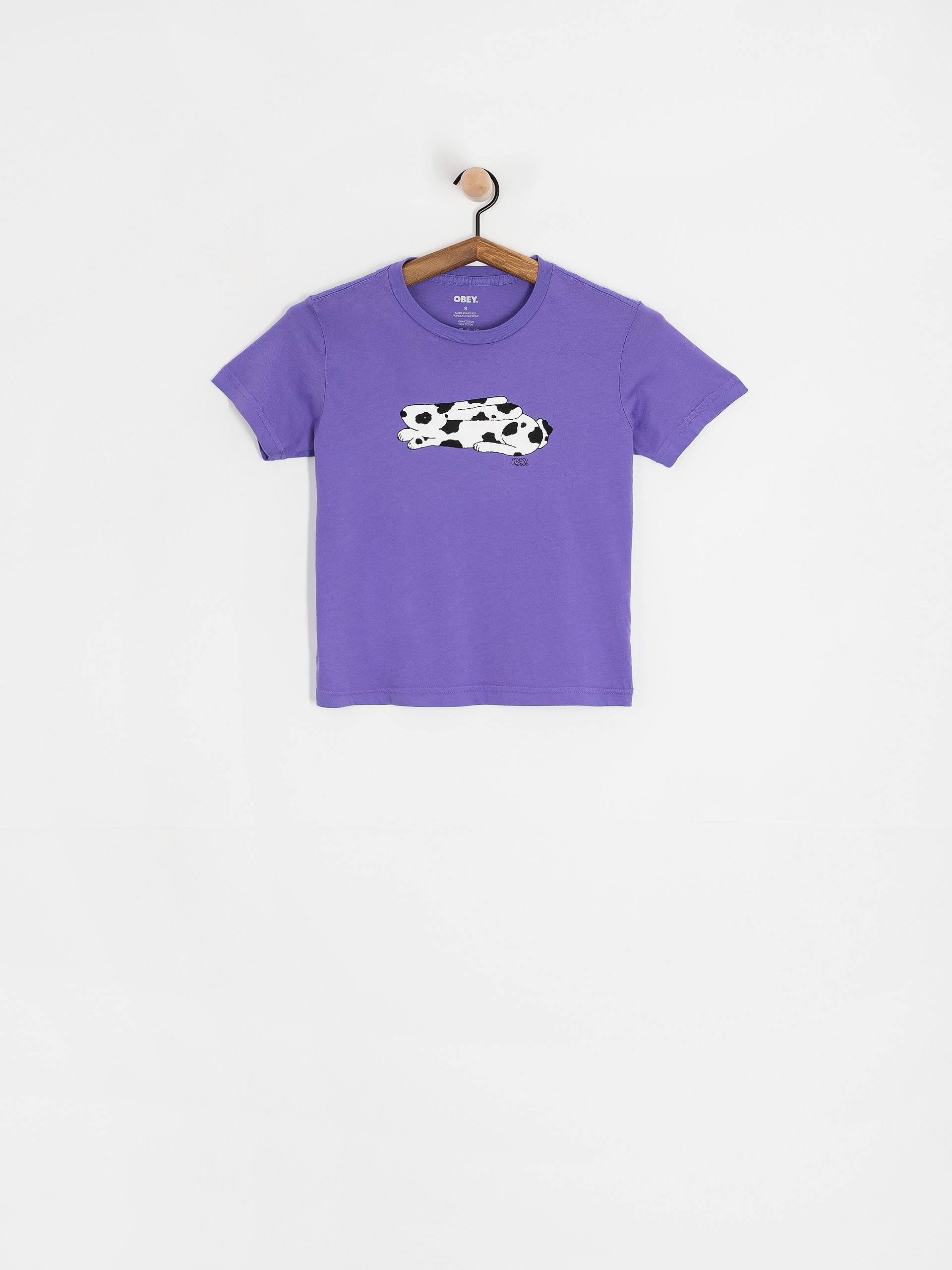 OBEY English Spot Bunny Wmn T-Shirt (purple opulence)
