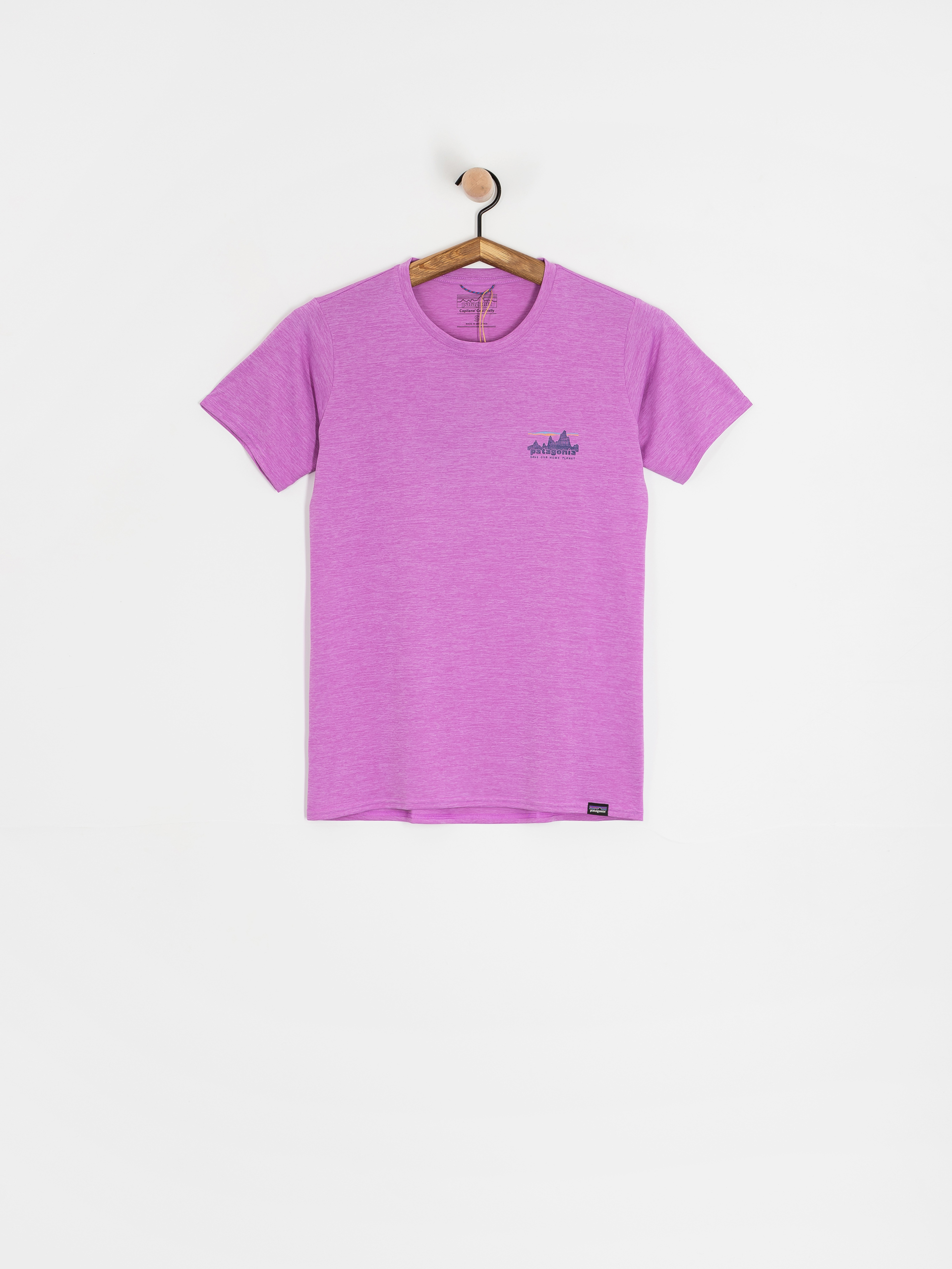 Patagonia Cap Cool Daily Graphic Wmn T-Shirt (73 skyline brisk purple x-dye)