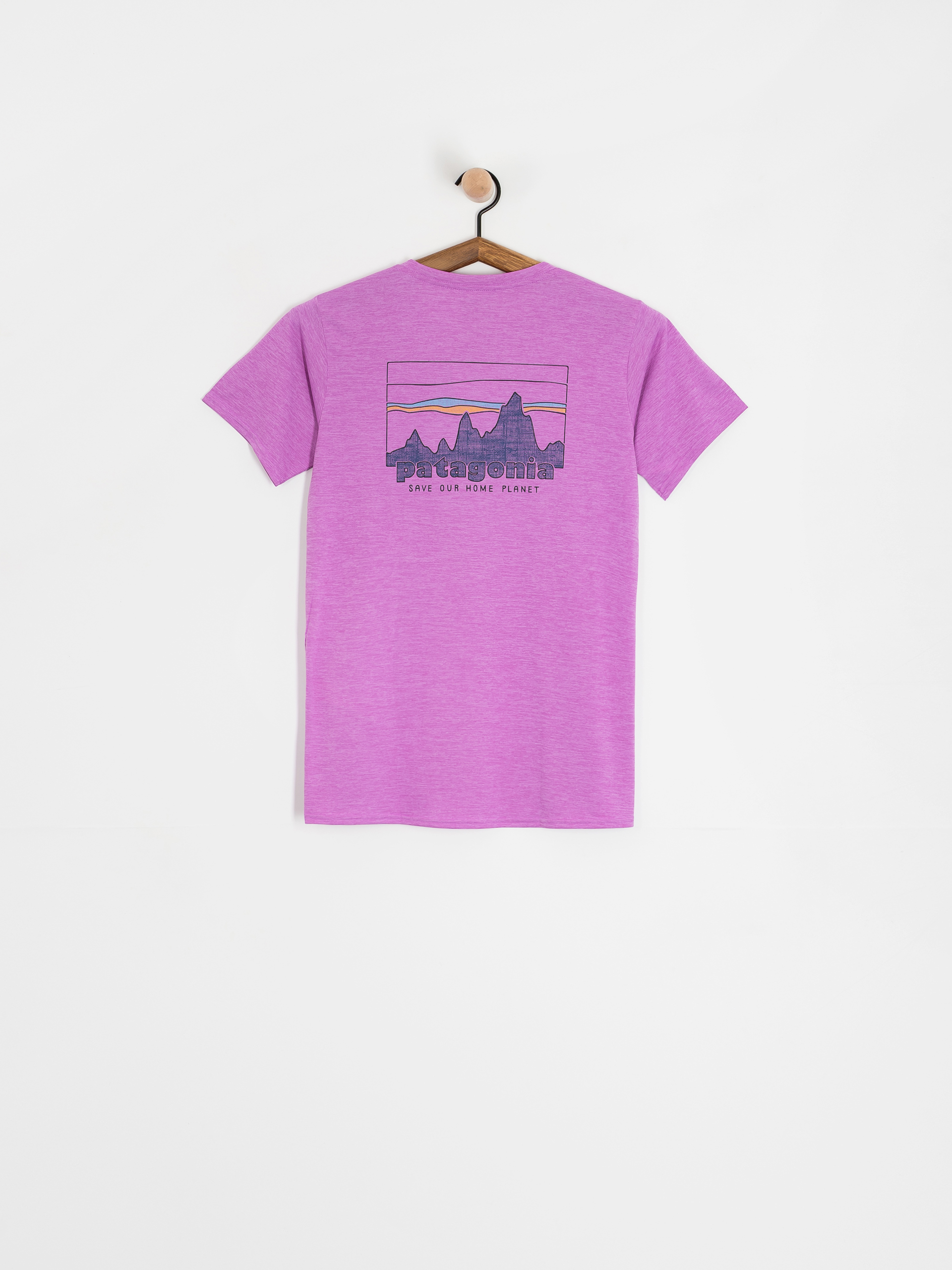 Patagonia Cap Cool Daily Graphic Wmn T-Shirt (73 skyline brisk purple x-dye)